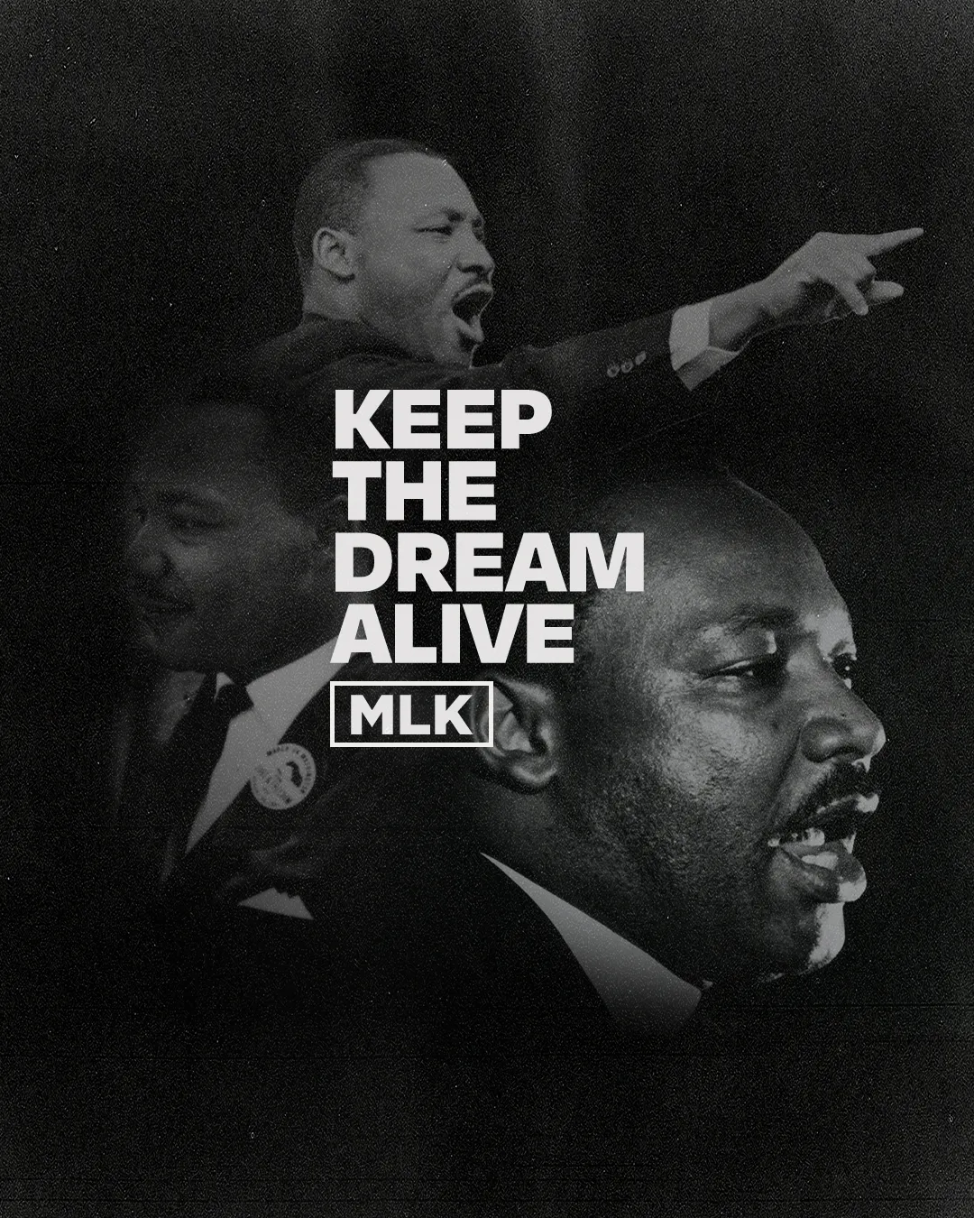 "Martin Luther King Jr. inspiring hope and unity, emphasizing faith and the call to justice in community."