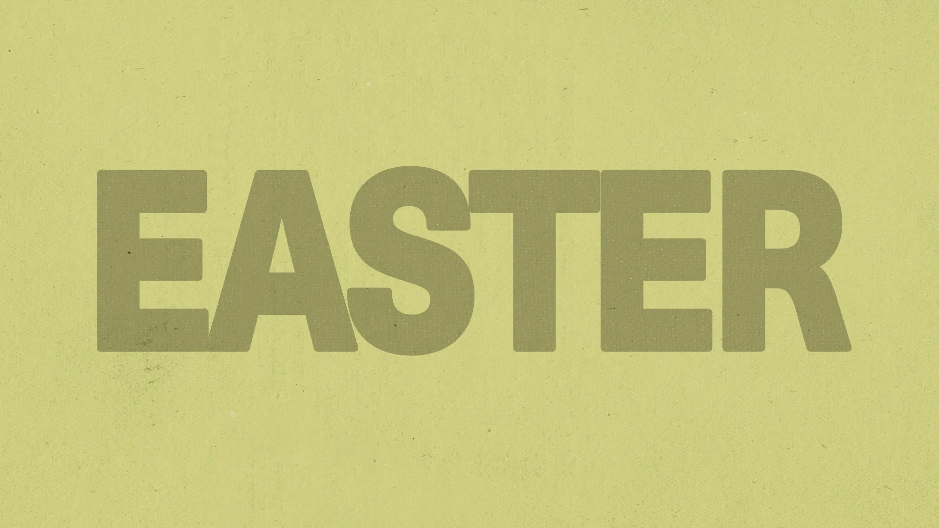 Easter celebration announcement, inviting community to worship together at your church.