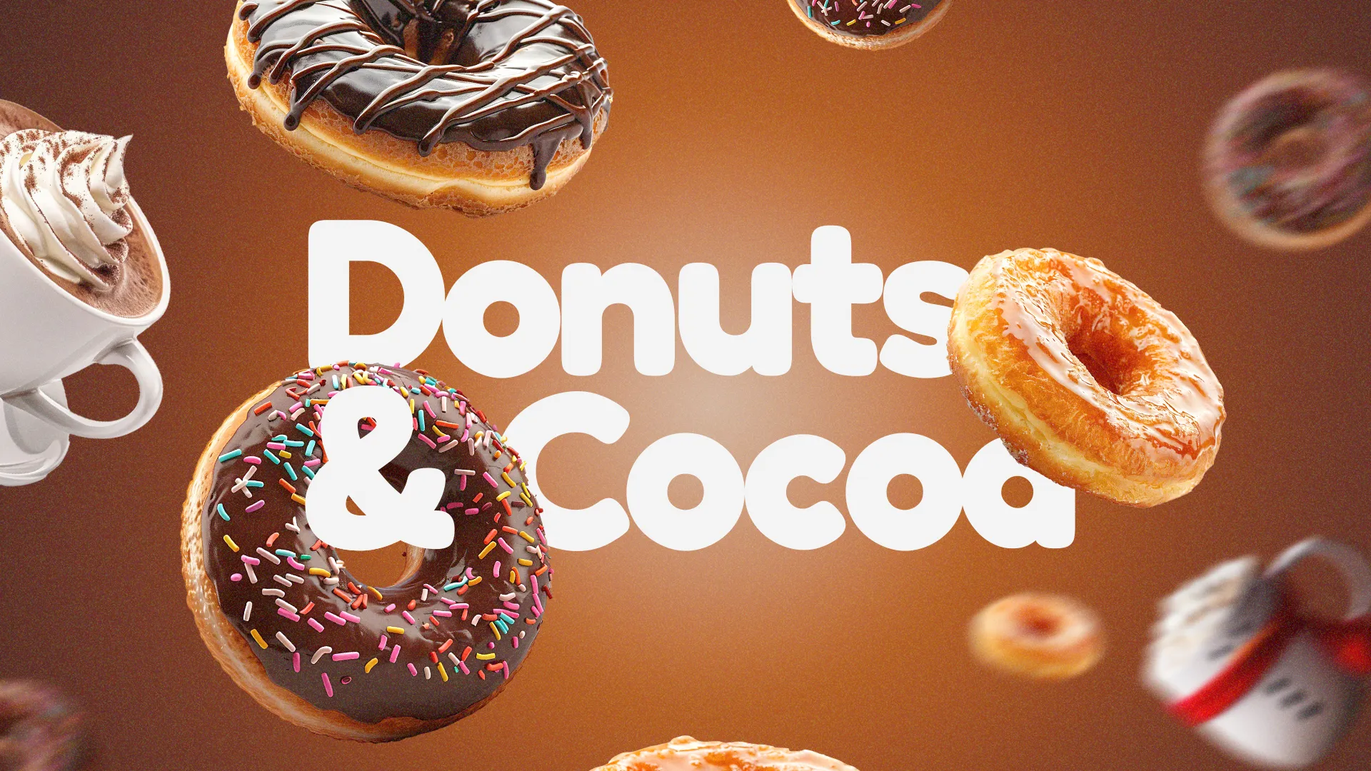 Community gathering with donuts and hot cocoa, inviting fellowship and joy in faith. Date of event included.