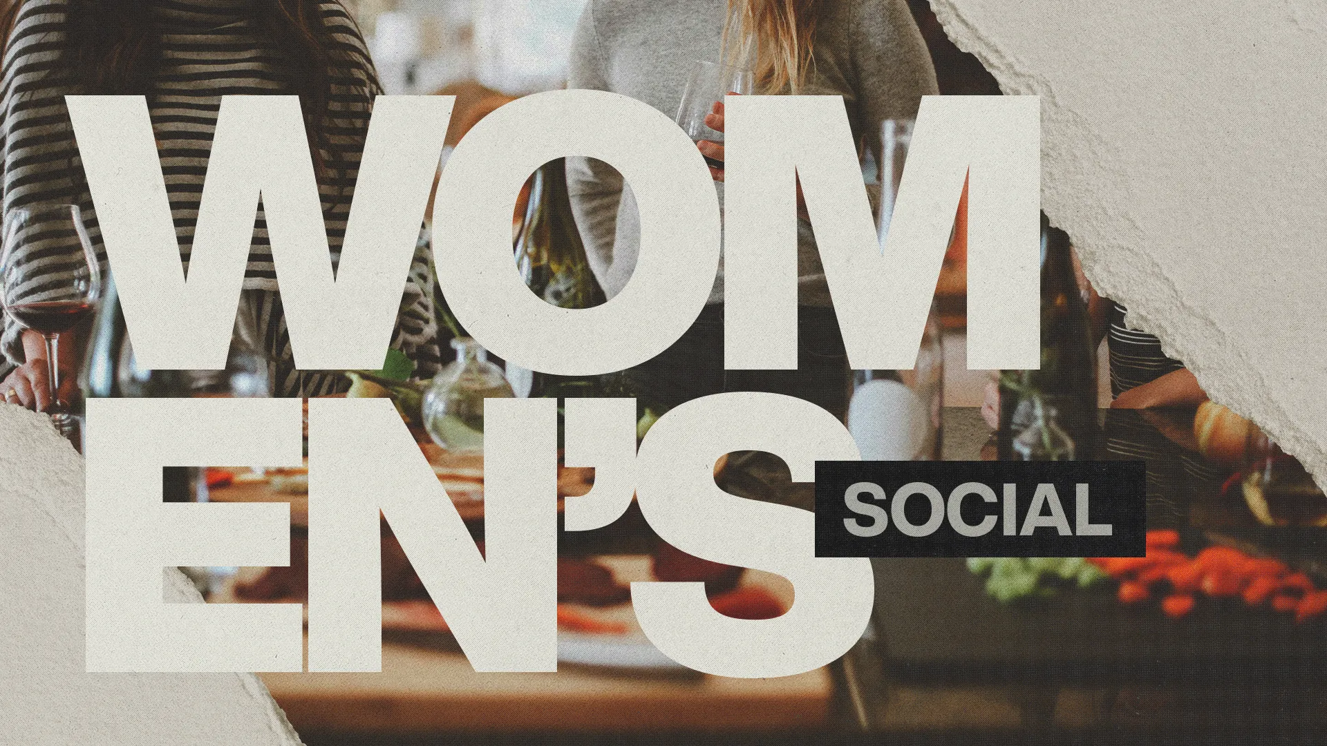 Women gathering for fellowship, sharing food and drinks, promoting community and connection within the church.