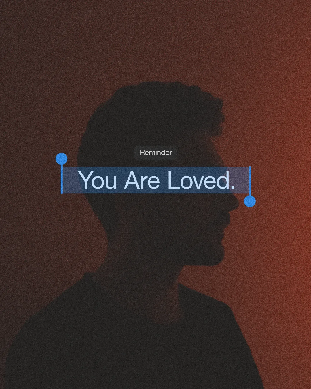 s0544 you are loved social title