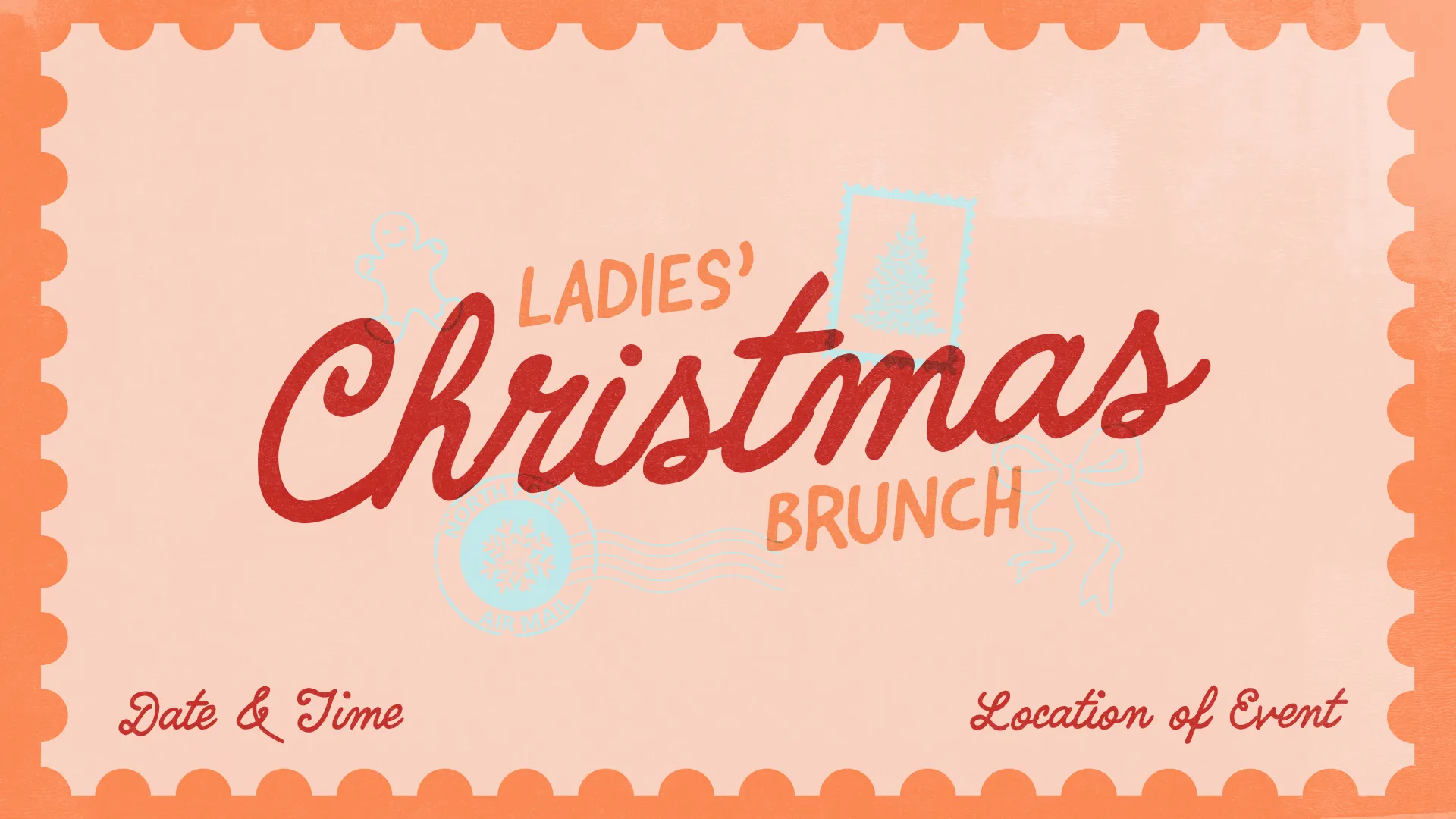 7665 ladies christmas brunch hd title slide