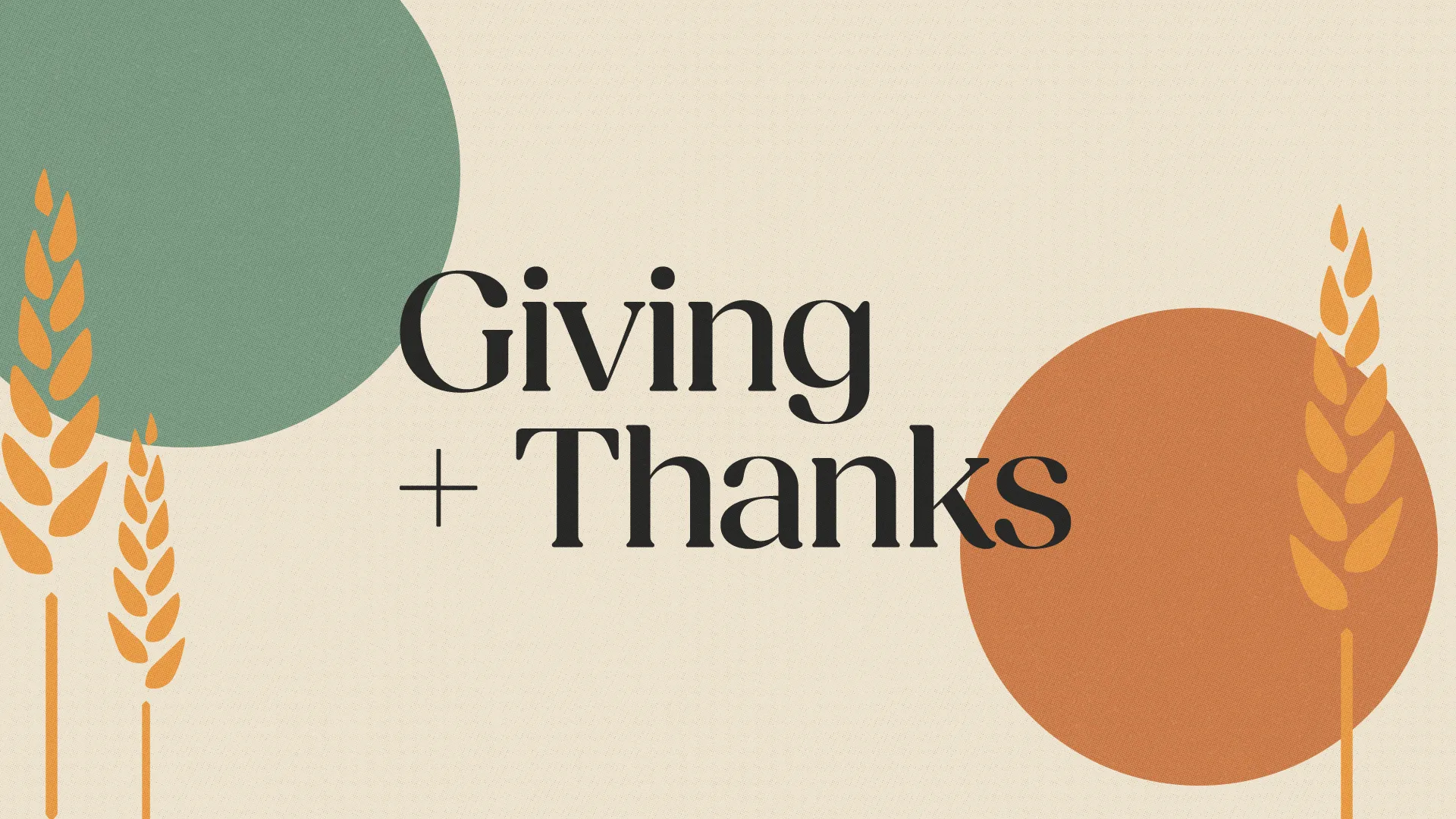 Giving and thanks with wheat stalks symbolize gratitude and community in faith.