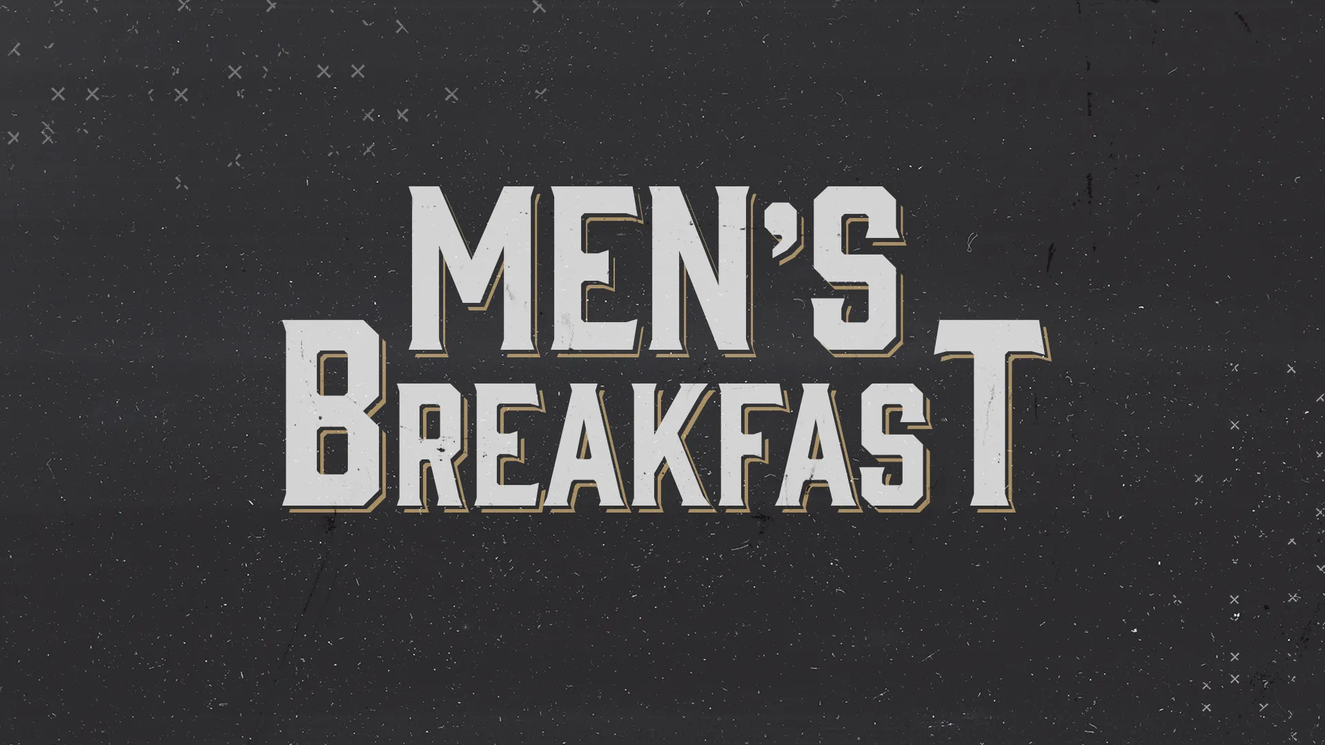 Men's Breakfast event announcement, fostering community and fellowship among church members. Time and date details included.