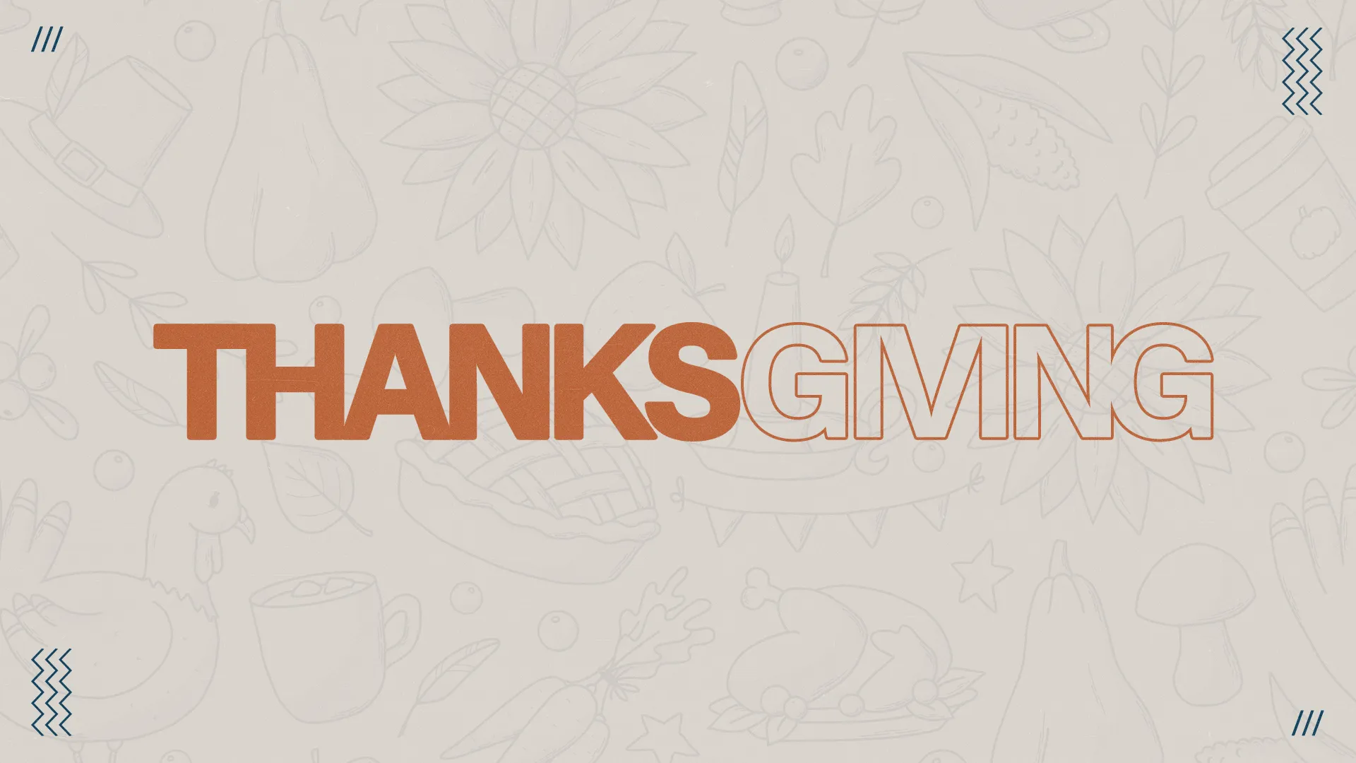 Thanksgiving theme with warm colors, featuring festive elements like a turkey, pie, and autumn leaves, celebrating gratitude.