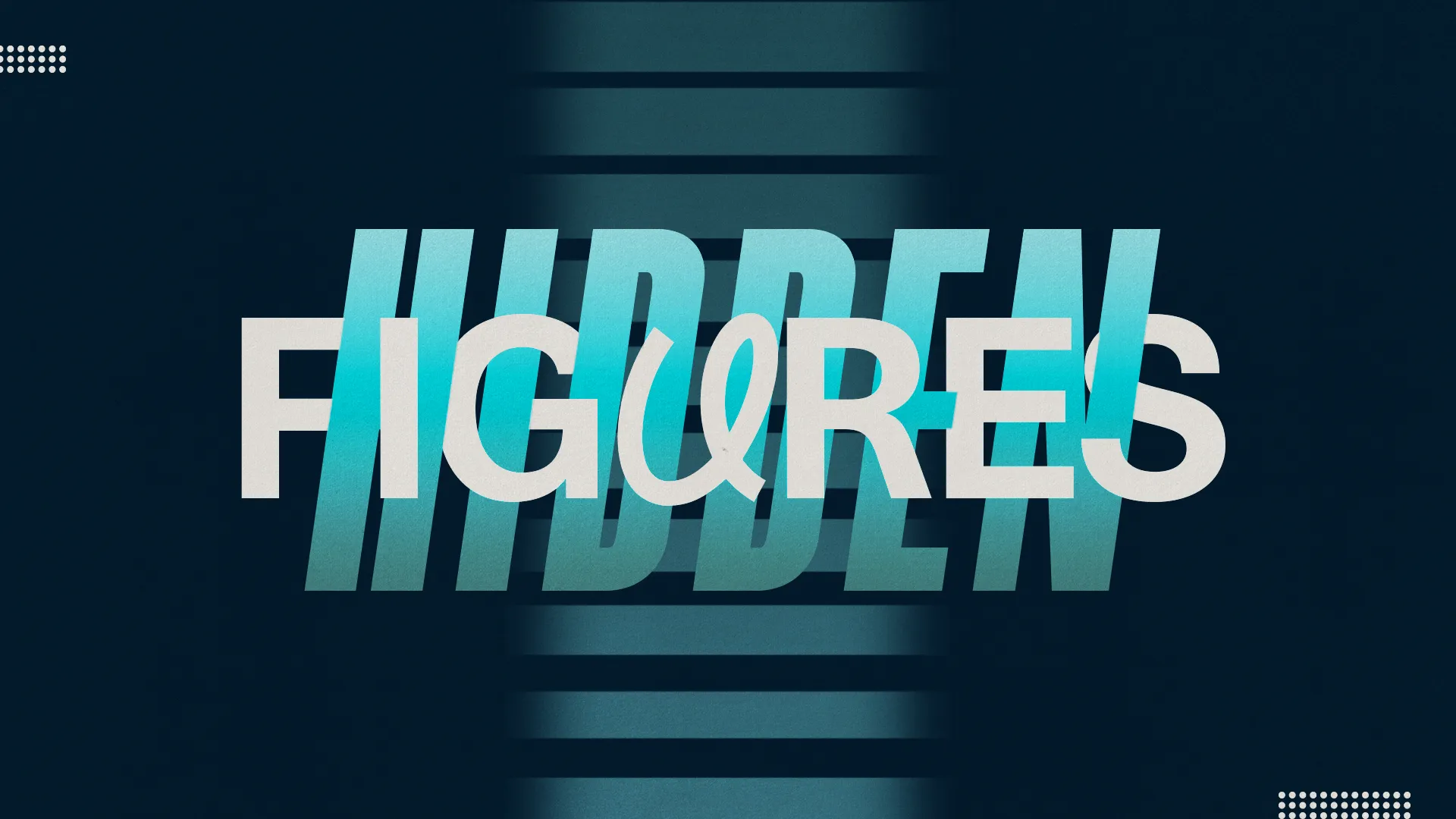 "Hidden Figures" text design, symbolizing faith, community, and the unseen aspects of spiritual life.