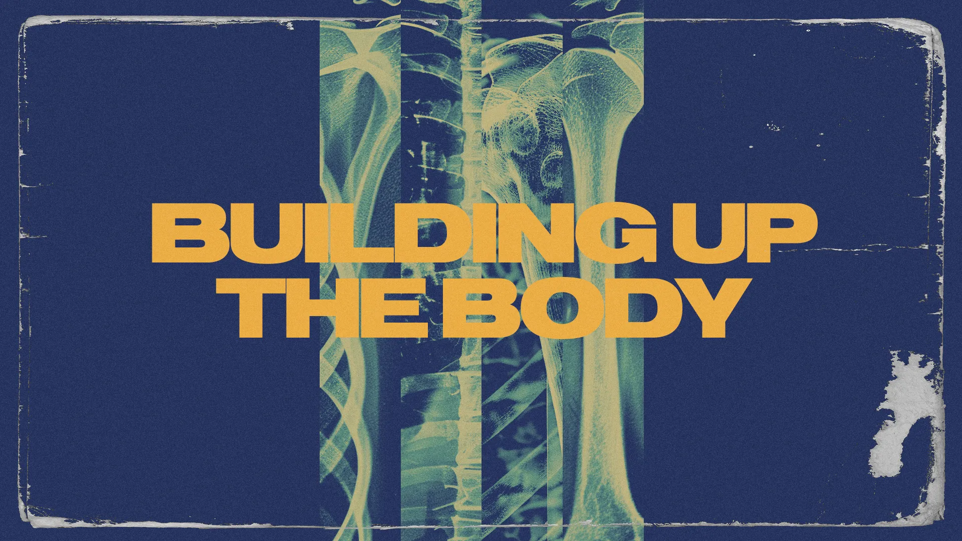 "Building up the body" emphasizes community and spiritual growth through faith and service in the church.