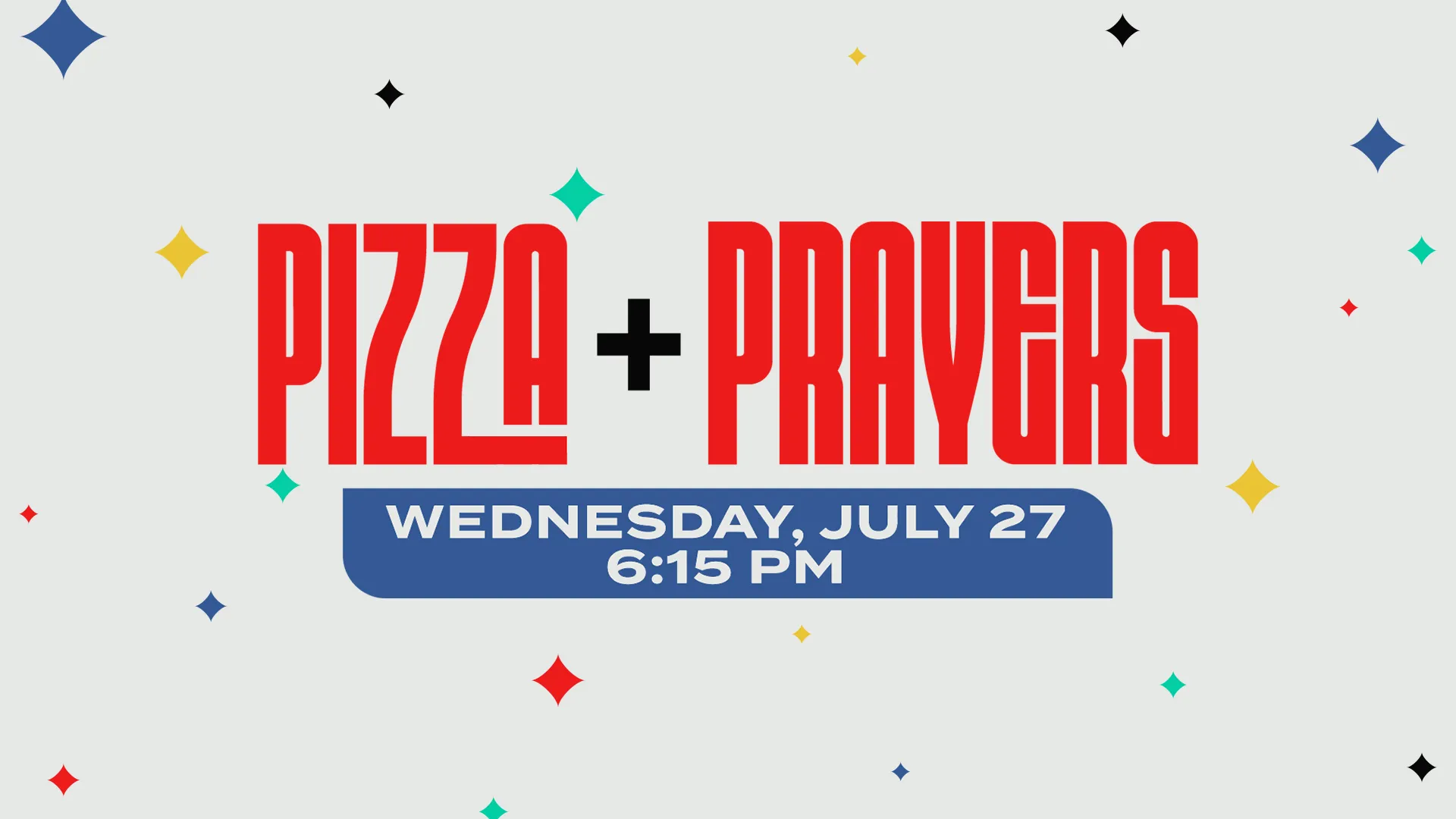 Pizza and prayers unite for fellowship and community, celebrating faith through shared meals and spiritual connection.