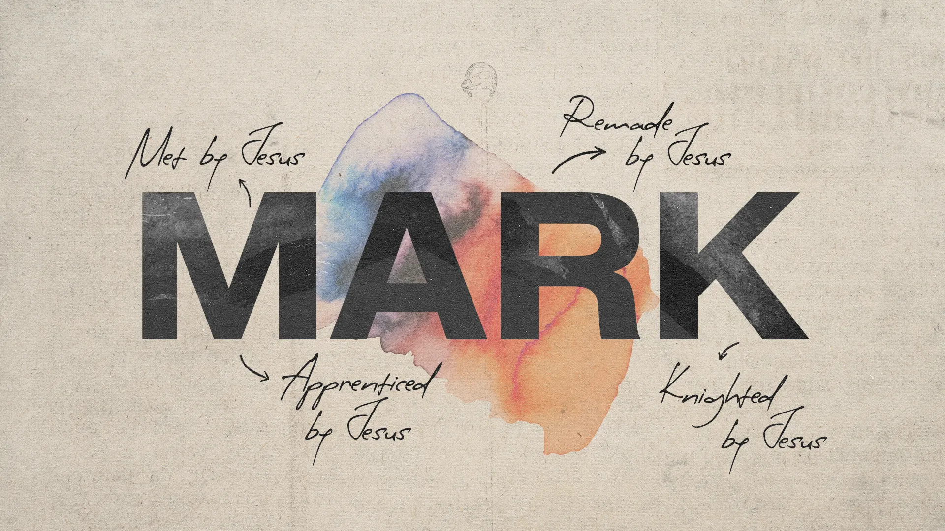 "MARK: Met, Remade, Apprenticed, and Knighted by Jesus, highlighting faith and transformation in community."