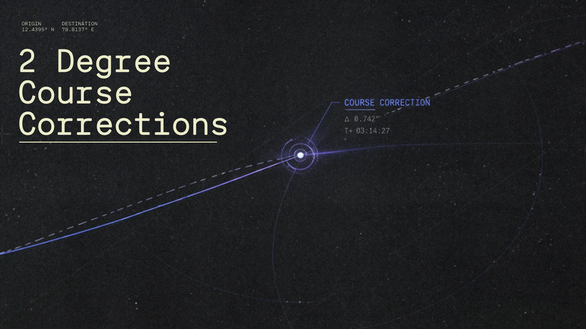 "Course corrections symbolize faith journeys, guiding community towards spiritual destinations and growth in Christ."