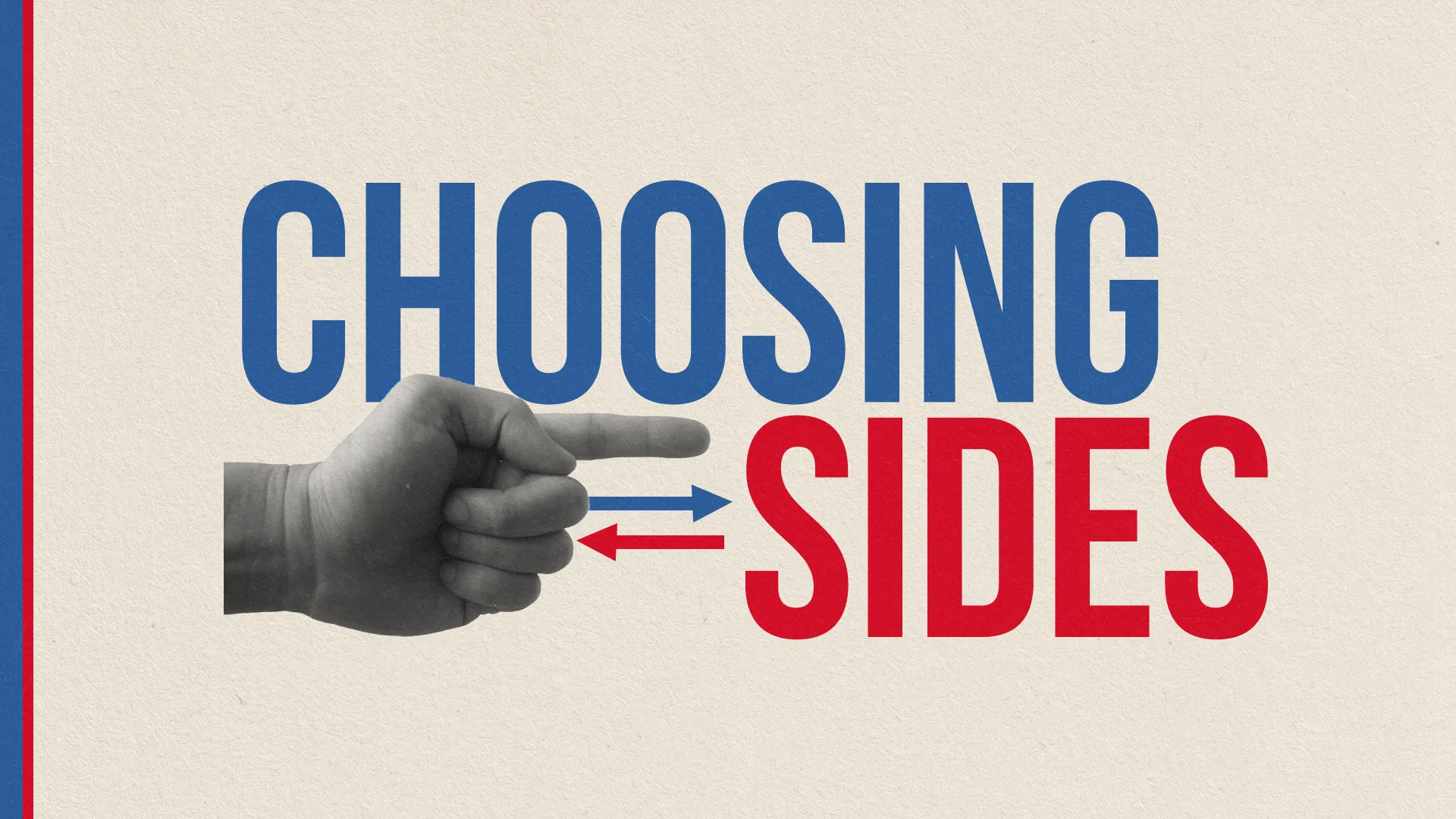 Prompt engagement and thoughtful dialogue with the 'Choosing Sides' church graphic, perfect for discussions on decision-making, morality, and the spiritual consequences of our choices. This clear and striking design encourages contemplation and debate.