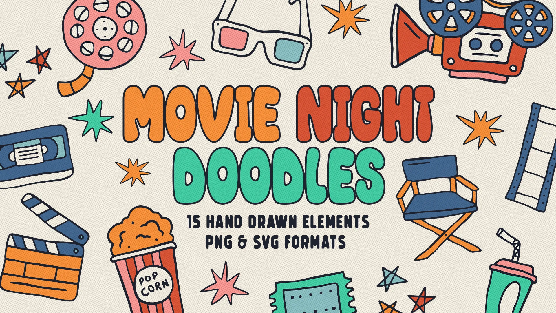 Movie Night Doodles