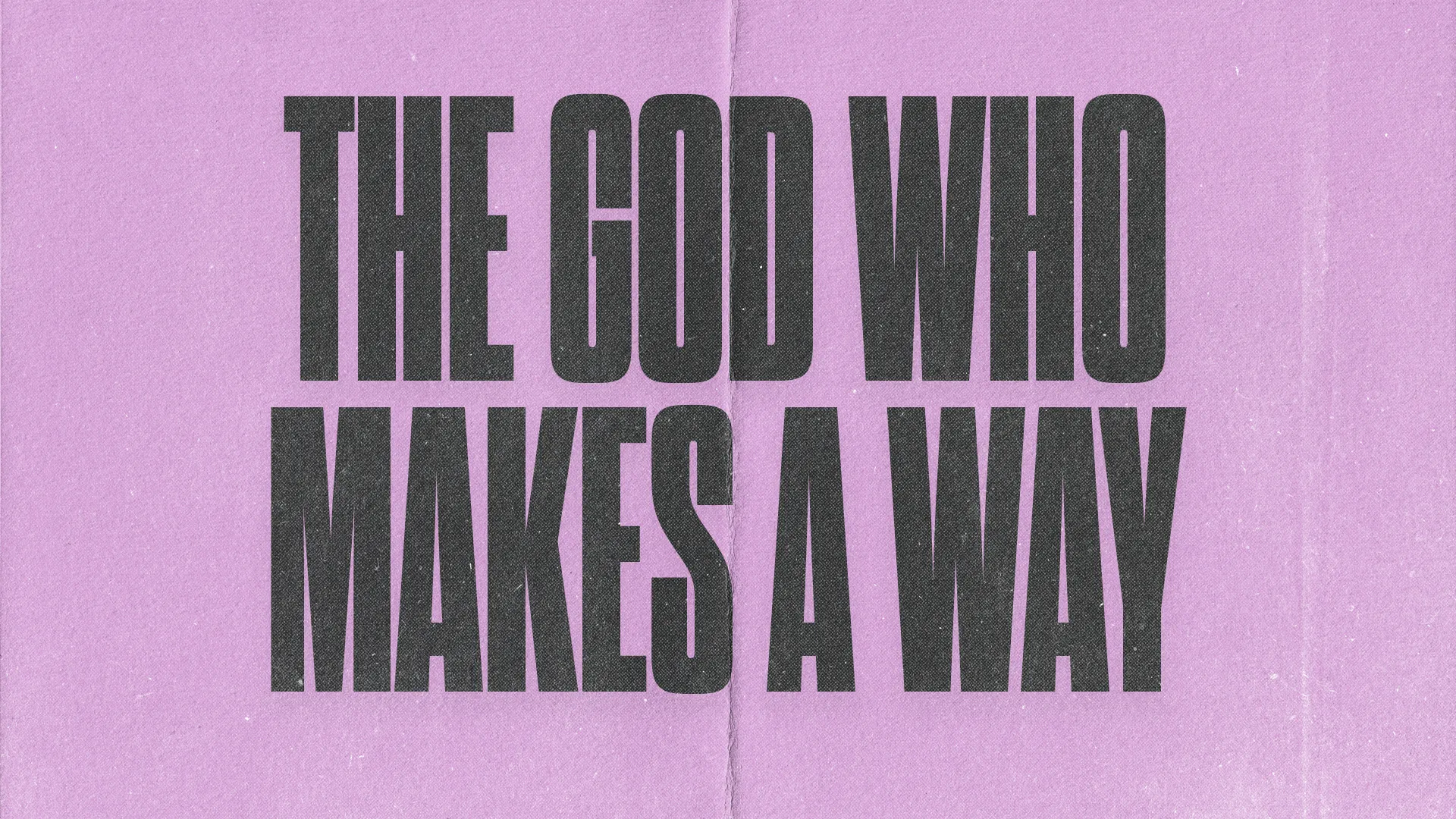 This "The God Who Makes A Way" template features a bold and modern design, ideal for dynamic church services and sermon series. The strong typography and vibrant color scheme create a compelling visual impact that will captivate your audience.