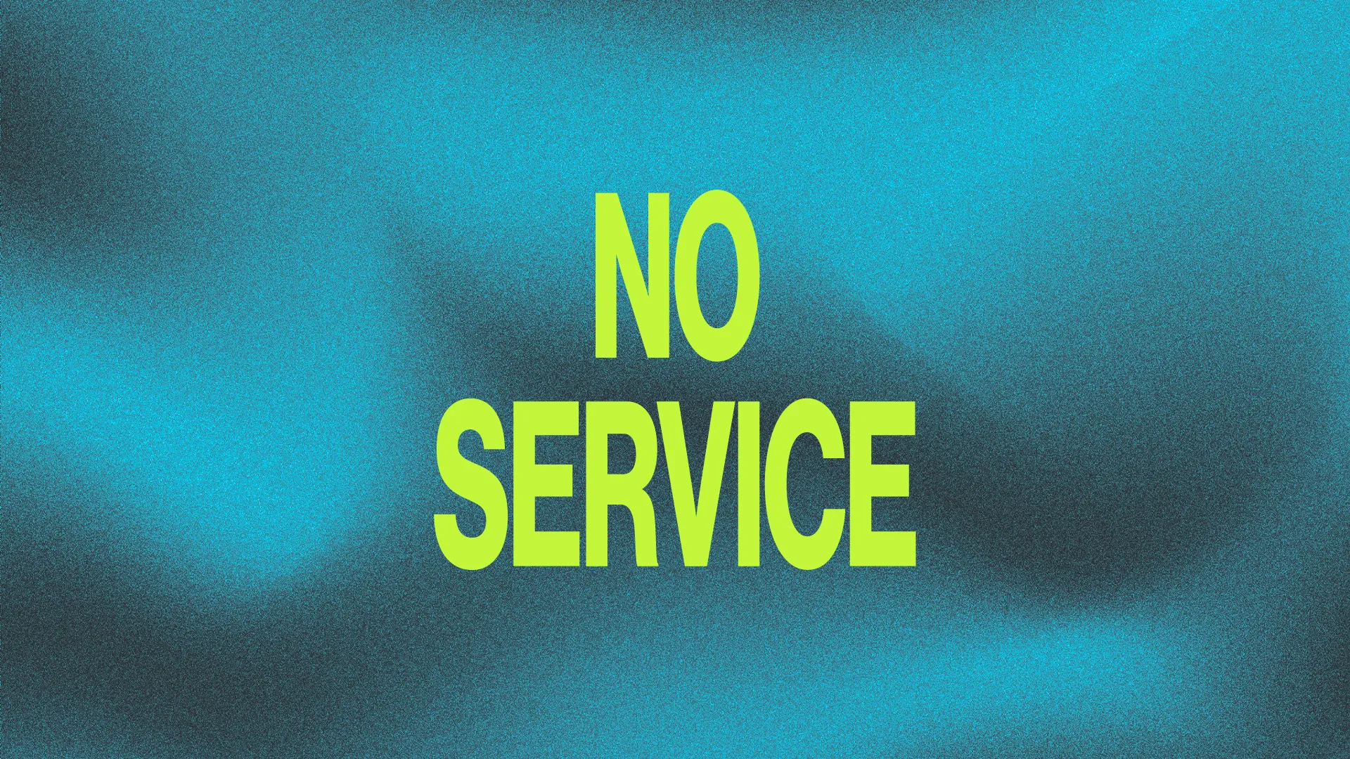 Alert your congregation with this vibrant "No Service" graphic, ensuring everyone is aware of service cancellations with a clear and impactful message.