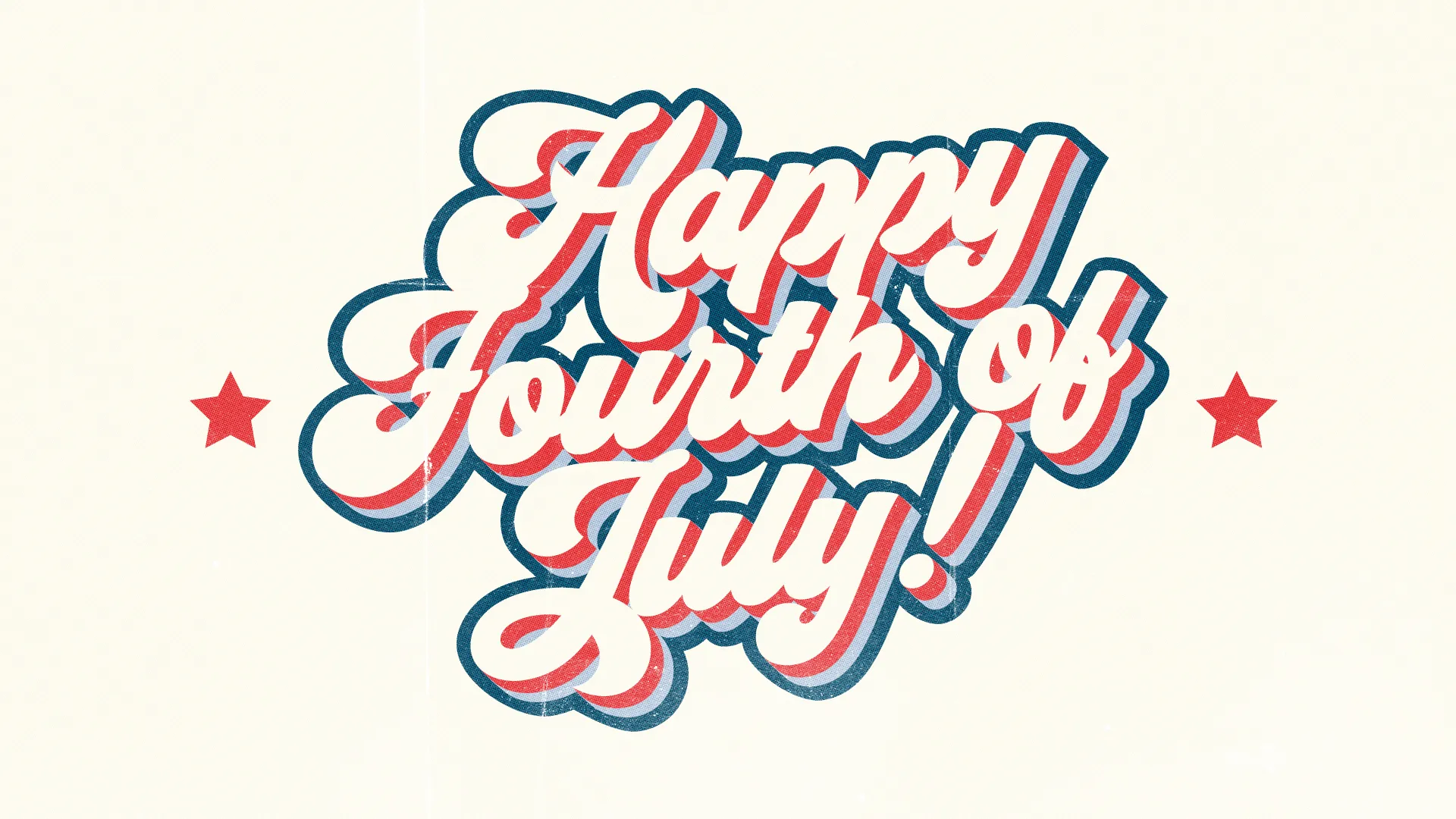This festive "Happy Fourth of July" event graphic is perfect for celebrating Independence Day at your church. The retro typography and patriotic colors create a lively and nostalgic atmosphere for your event.