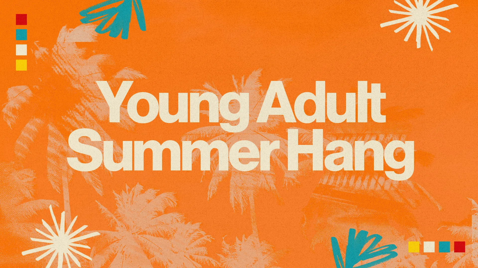 Young adults gathering for community and fellowship during summer activities, fostering faith and connection.