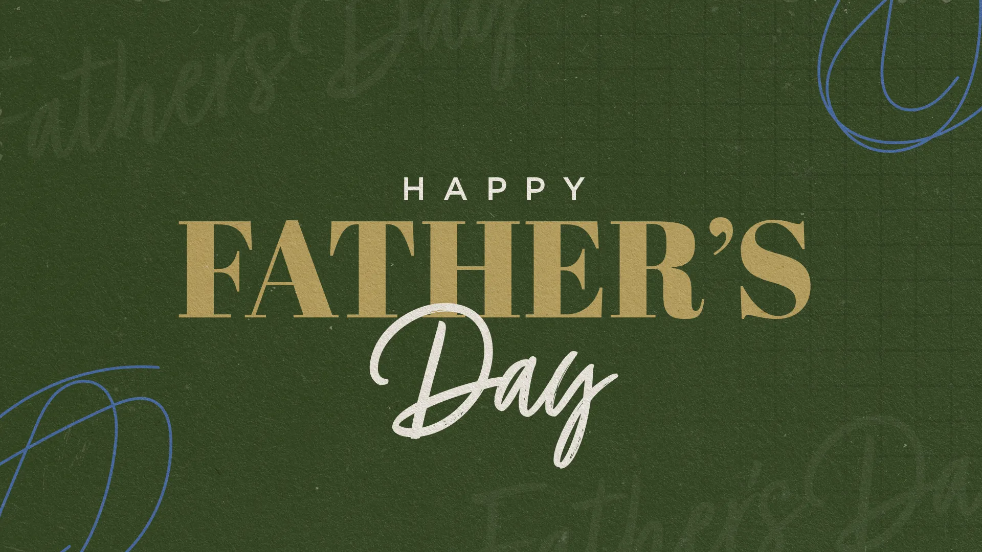 Celebrate Father's Day with this elegant and classic graphic, perfect for honoring dads in your church community.