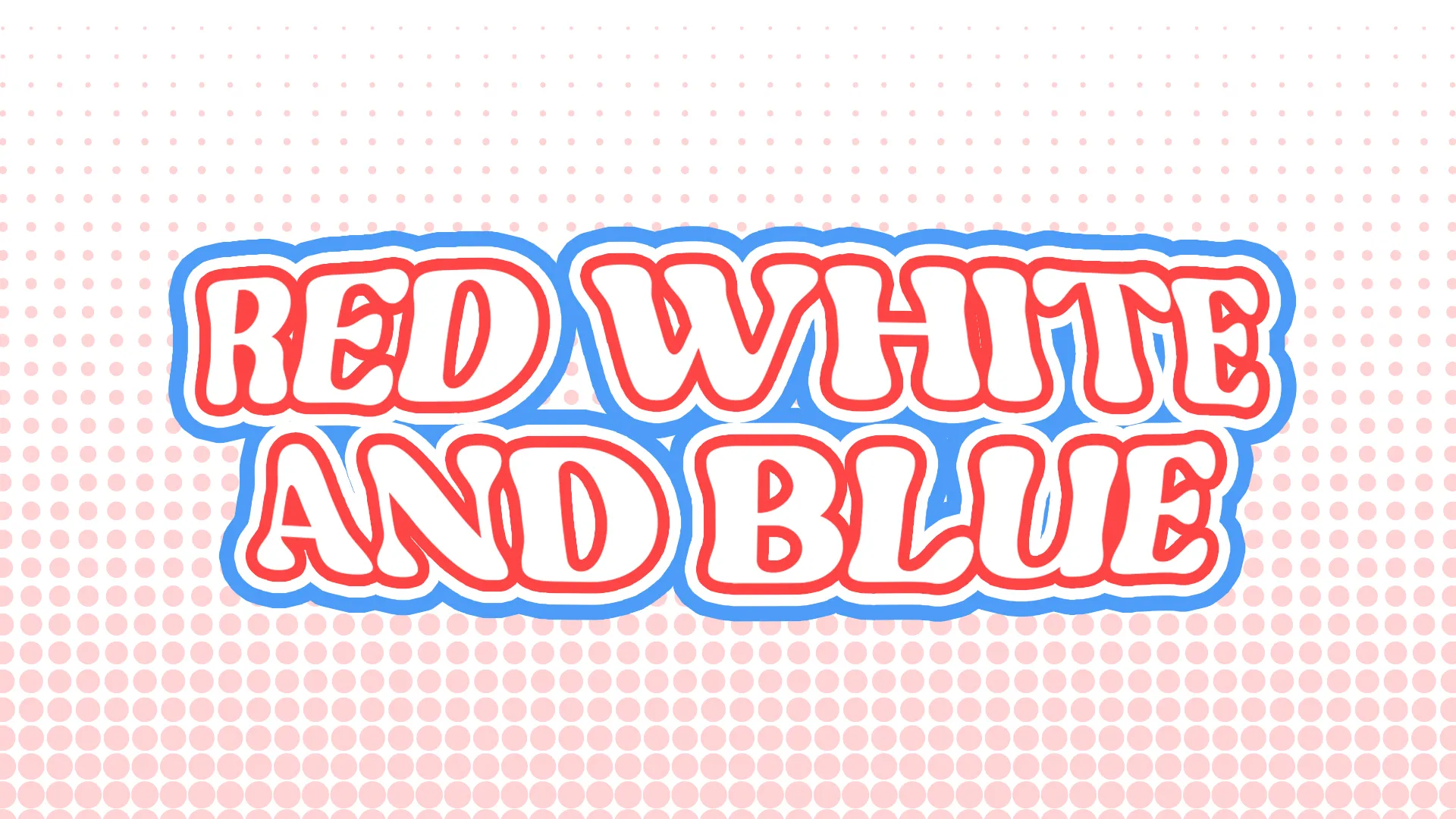 This "Red, White, and Blue" template offers a vibrant and patriotic design perfect for church events celebrating national holidays. Its playful typography and bright colors make it an eye-catching addition to any church media collection.