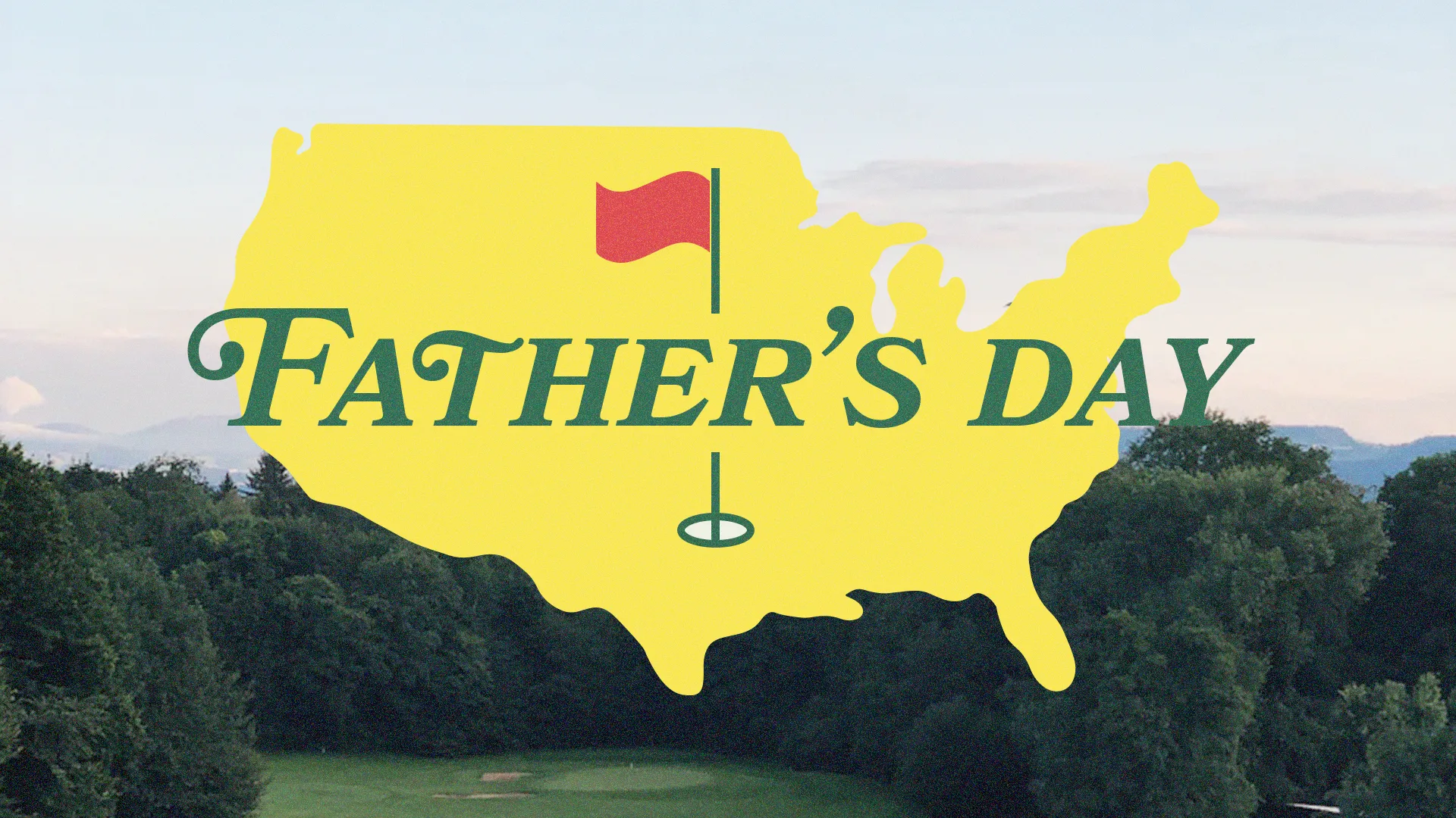Celebrate Father's Day with this engaging church media graphic. Perfect for promoting church events, this design highlights a golf theme with a focus on family and community.