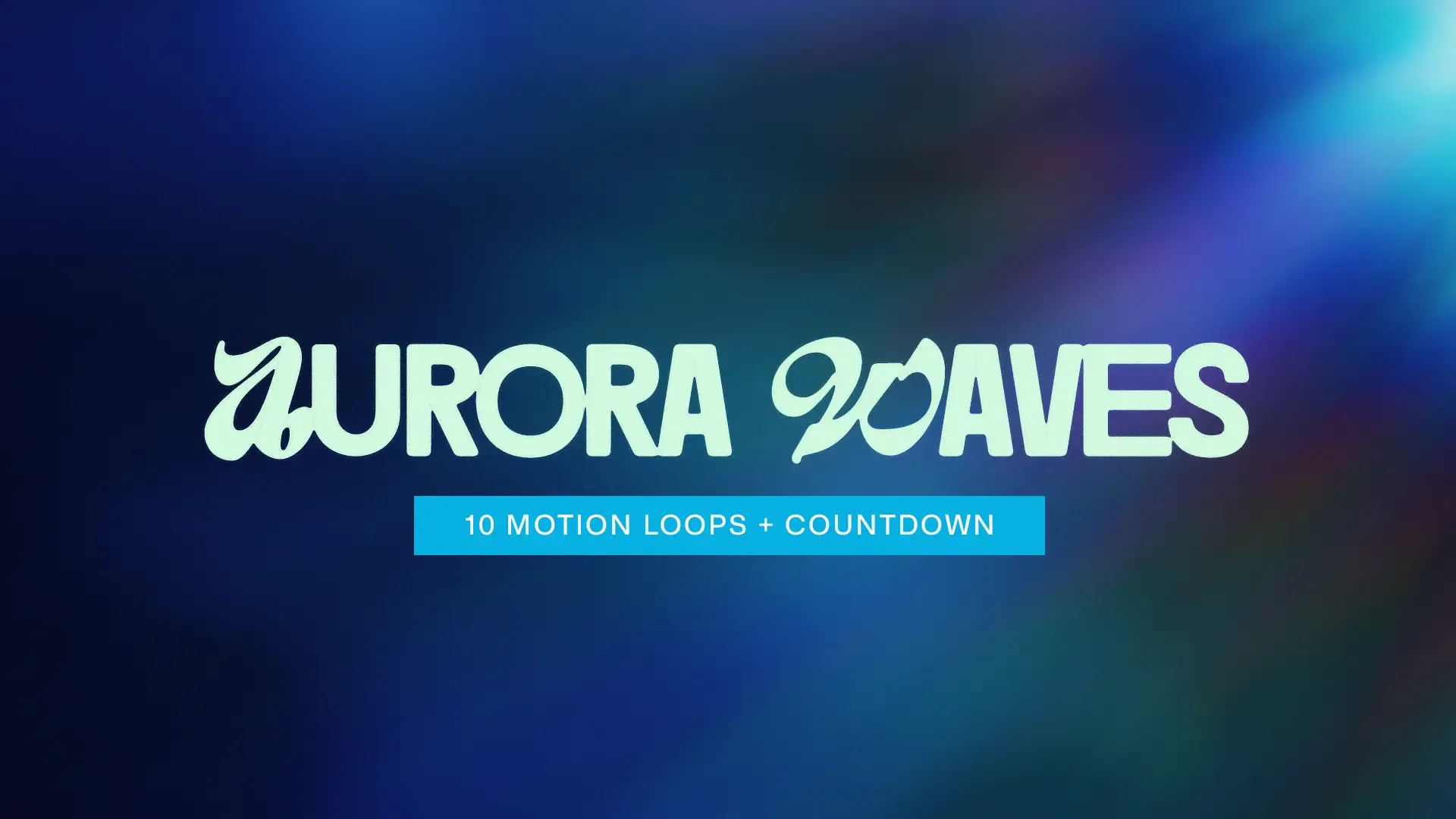 Immerse your congregation in the mesmerizing colors of 'Aurora Waves', featuring 10 motion loops and a countdown inspired by the natural beauty of the aurora borealis, ideal for enhancing the ambiance of worship services.
