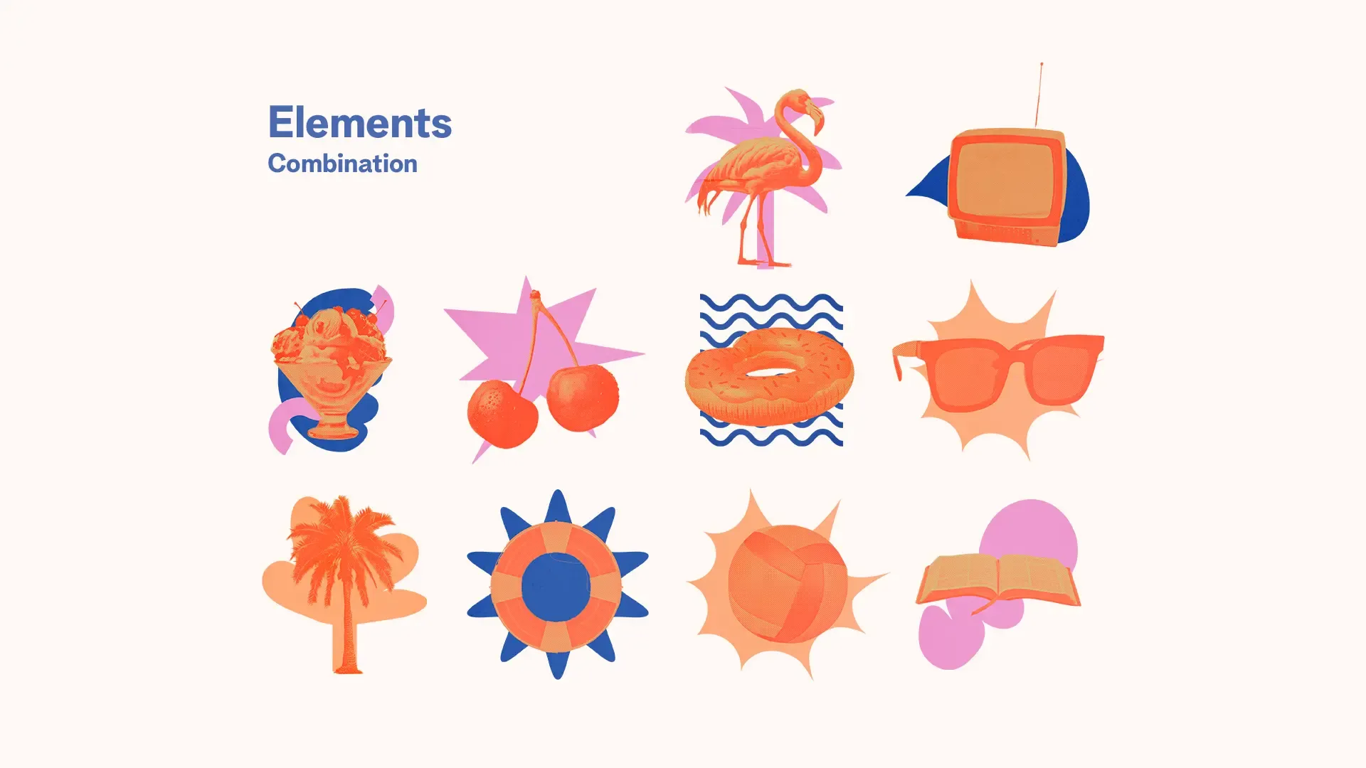 Celebrate the spirit of summer with our "Summer Sticker Pack," a vibrant collection that includes 30 unique elements perfect for enhancing church event announcements or youth group activities.