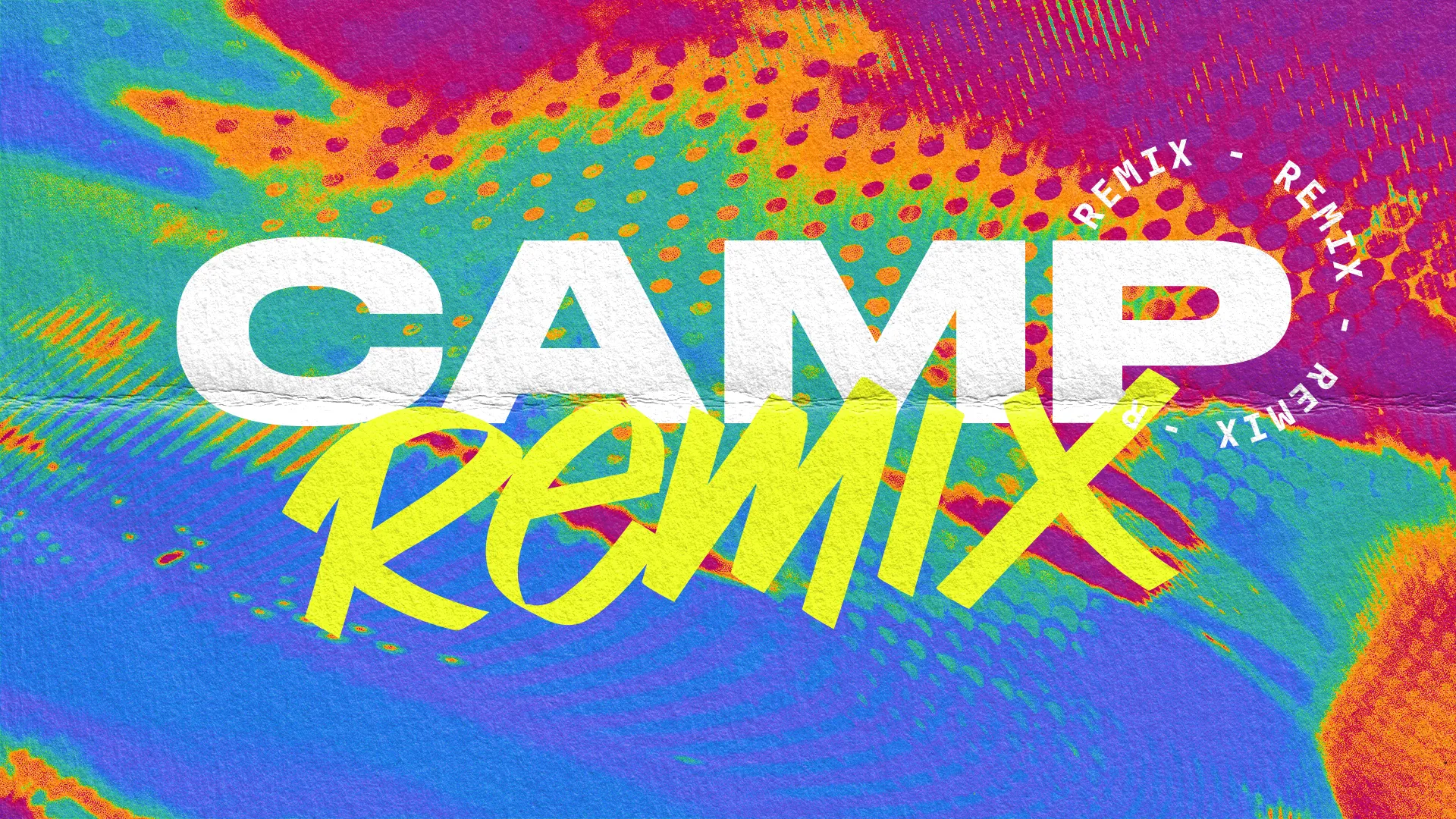 Get ready for summer fun with this energetic and colorful graphic for Camp Remix. Perfect for engaging the youth in your church, this design pulsates with vibrant energy and creativity.