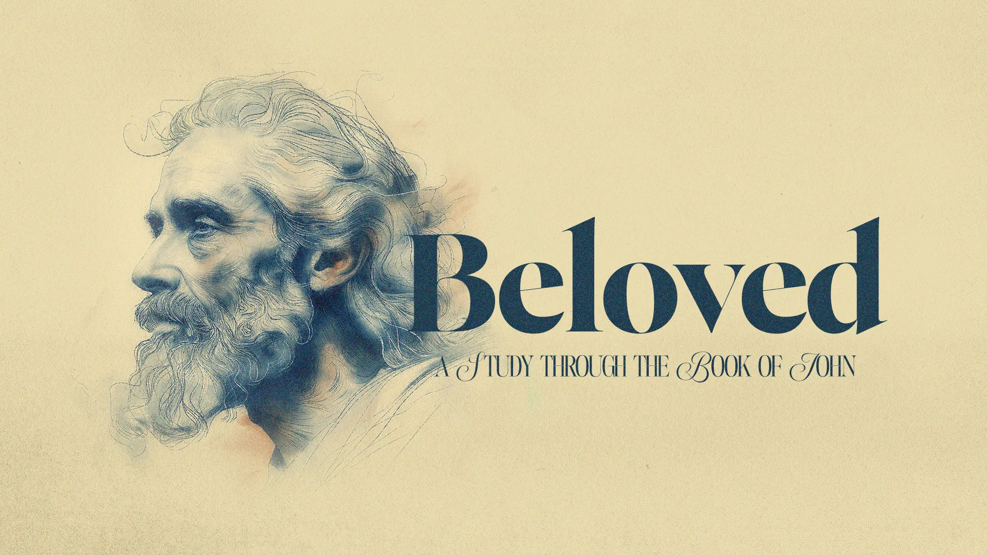 This "Beloved" sermon series template captures the essence of contemplation and reverence, making it a profound choice for church media focused on the Book of John. With its serene artwork and bold typography, it resonates deeply with the spiritual journey.