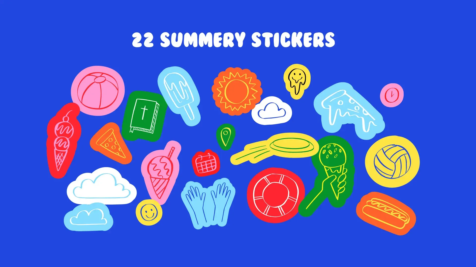 Expand your church media design capabilities with our "Summer Fun" vector elements pack. Featuring 40 hand-drawn graphics, this versatile toolkit empowers you to create engaging, summer-themed visuals for your church's events, announcements, and sermon series.