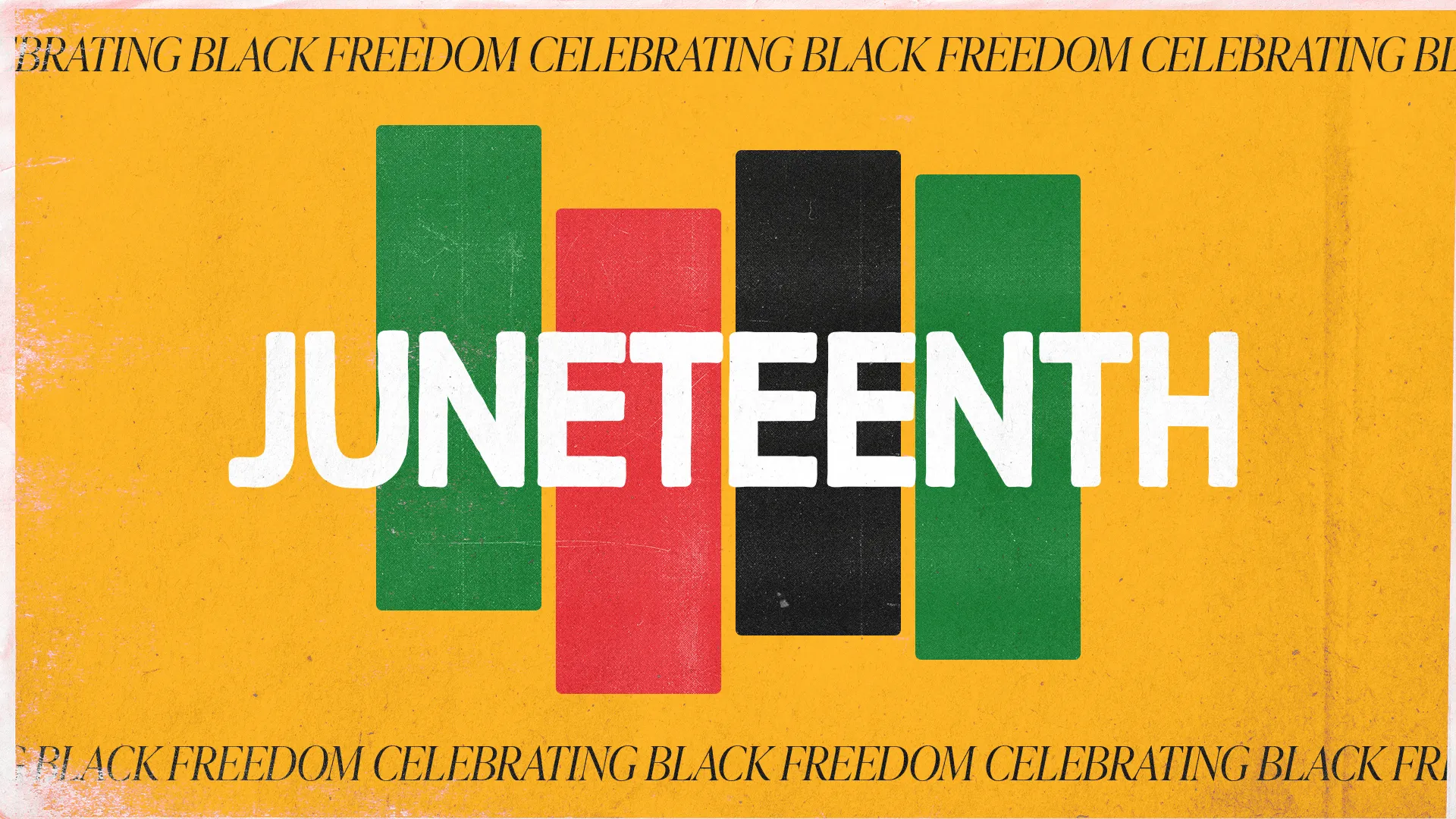 Celebrate and reflect on Juneteenth with this dynamic graphic, which boldly commemorates this pivotal moment in history, perfect for engaging and educating your church community on the significance of this day.