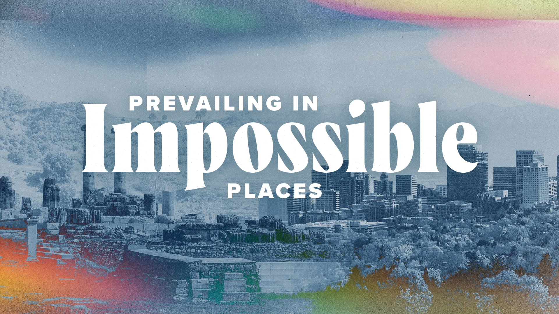 Inspire hope and courage with this impactful church media graphic, perfect for discussing how faith enables us to triumph even in the most challenging circumstances.