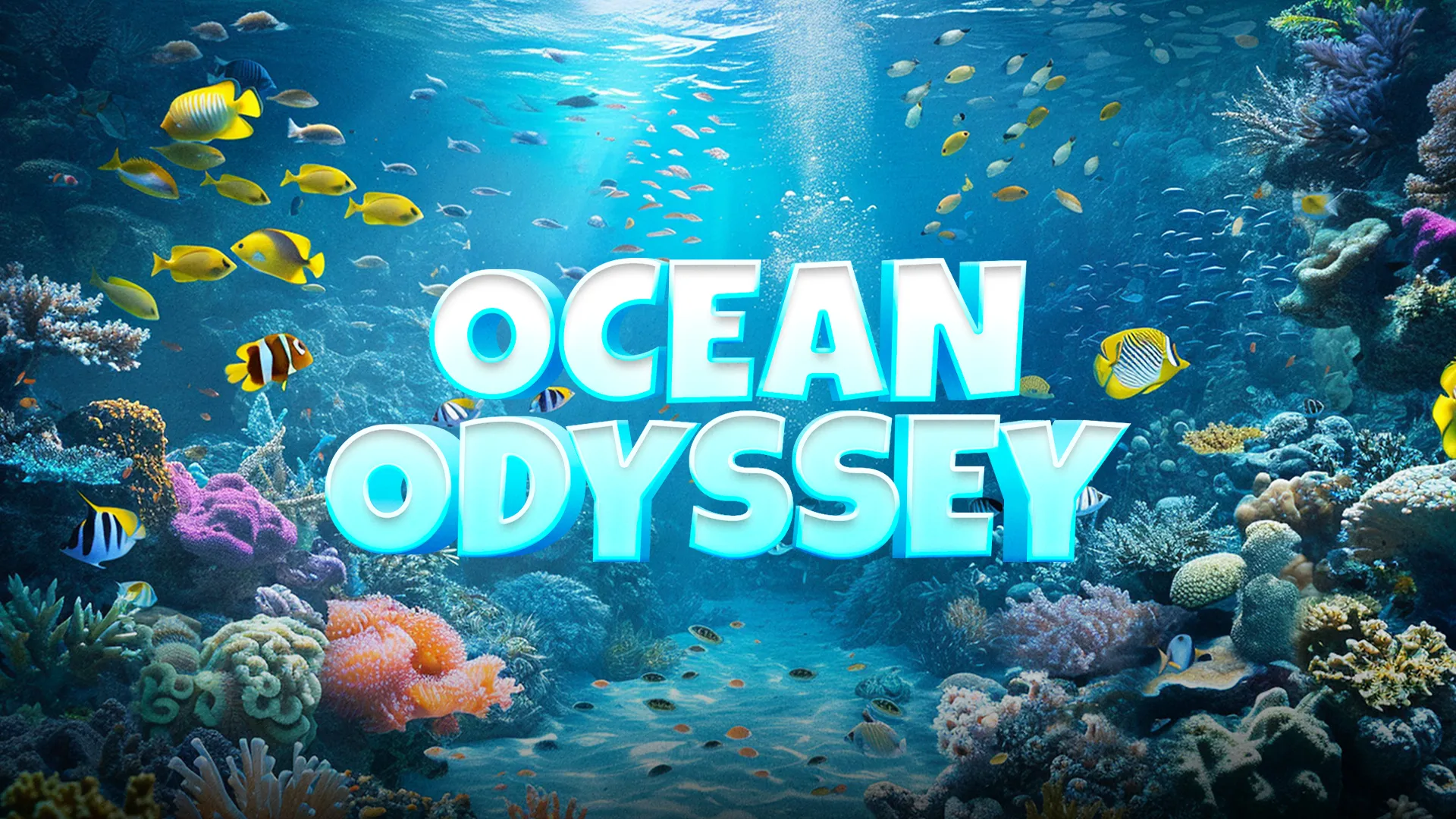 Embark on a spiritual 'Ocean Odyssey' with this stunning graphic, perfect for church events like VBS or themed gatherings that explore the wonders of God's creation beneath the sea.