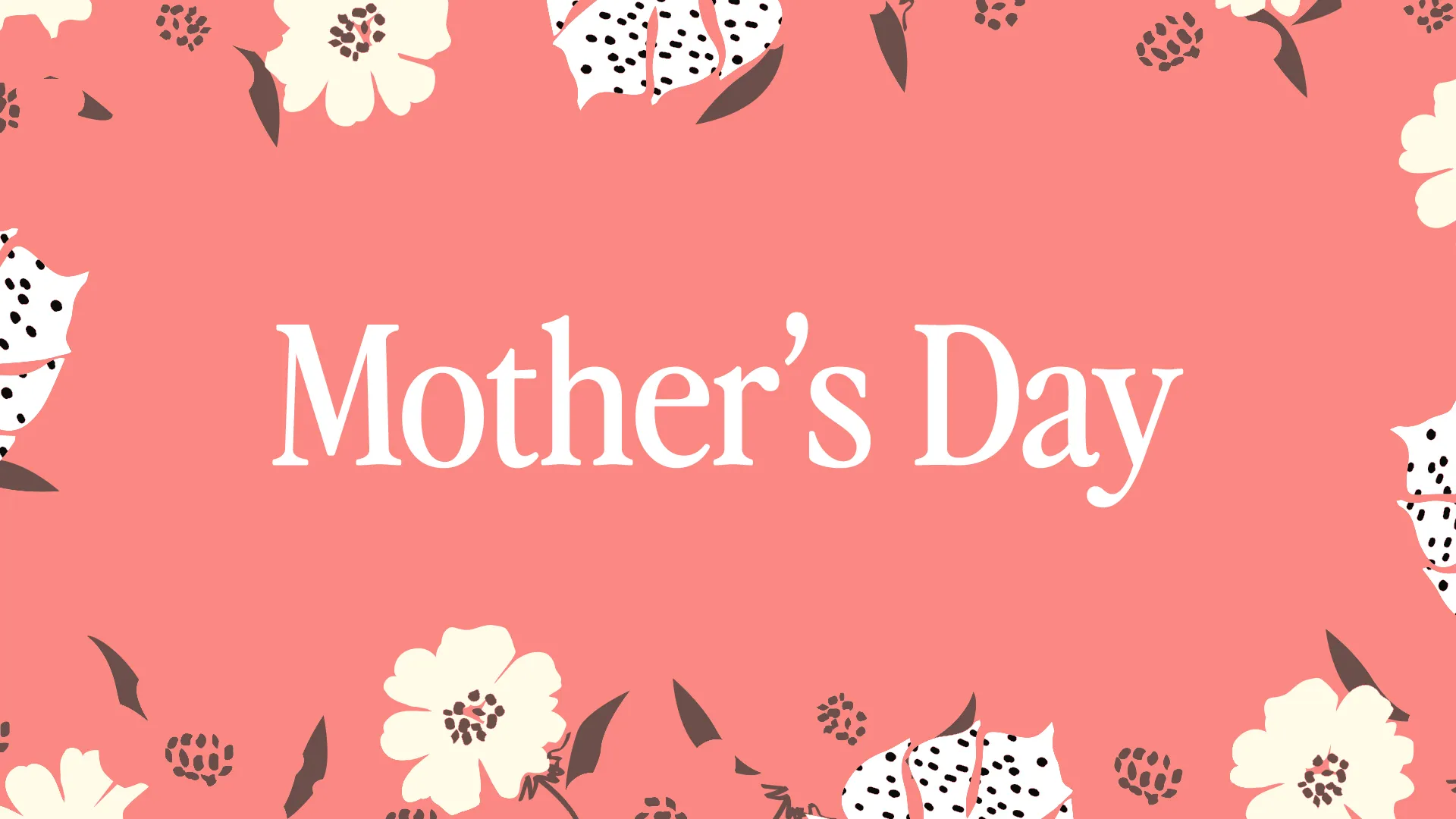Add a pop of color to your church's celebration of mothers with this playful and charming Mother's Day graphic template, designed to spread joy and appreciation for all the mothers in your community.