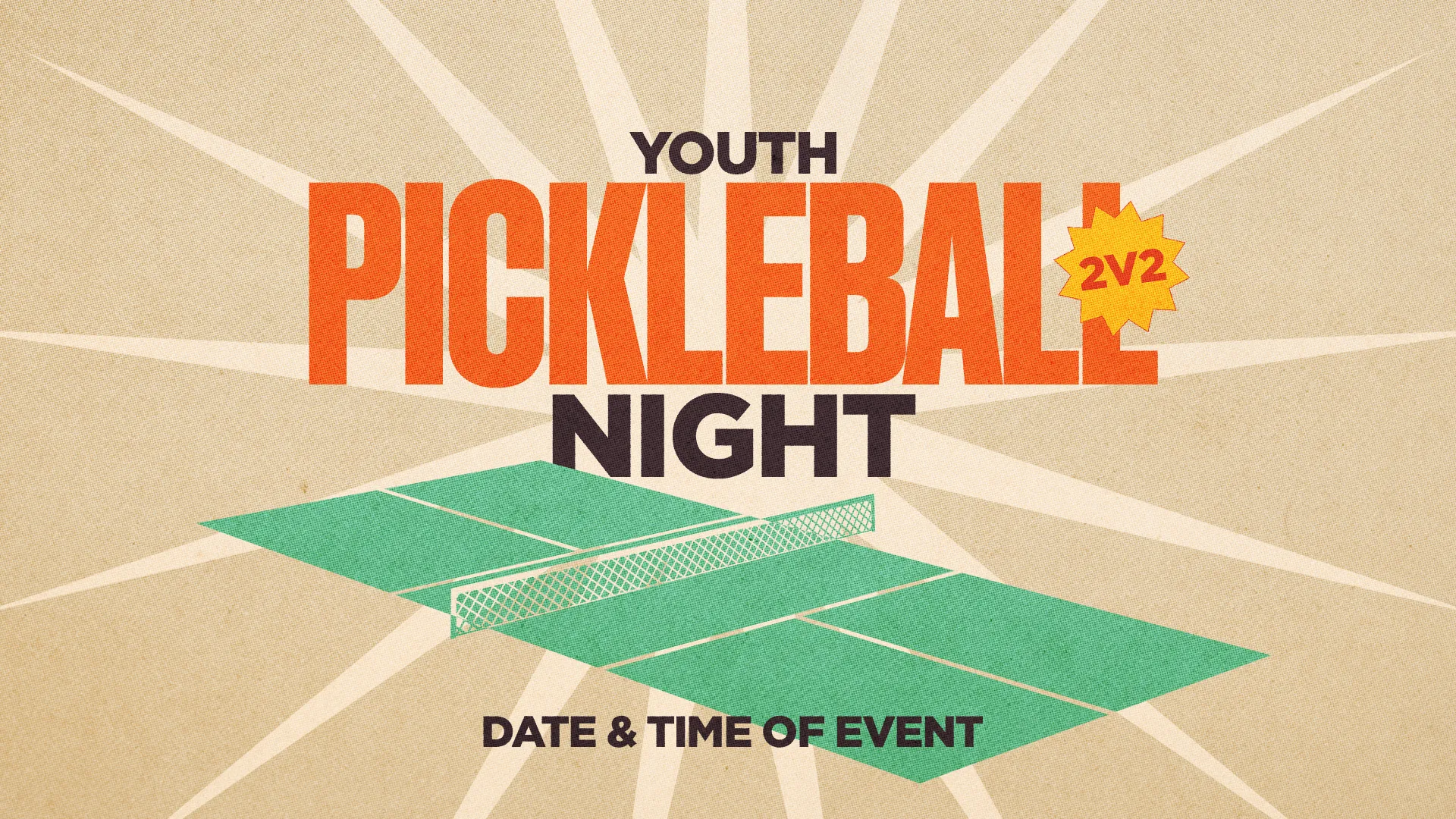 Youth Pickleball Night promotes community and fellowship through fun, active engagement in a church setting.