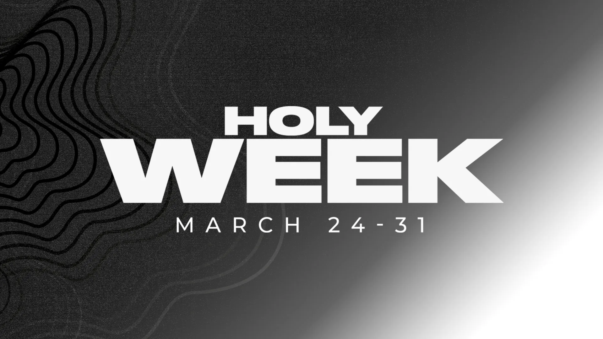 Prepare your heart for a journey of reflection and reverence during Holy Week, from March 24 to 31, with this visually engaging graphic designed to draw your congregation into the events leading to Easter.