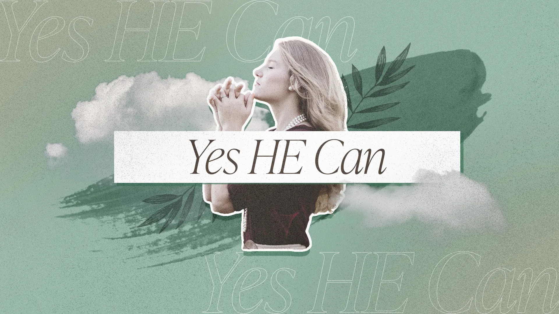 Strengthen the faith of your community with this serene church media graphic, affirming God's power and presence in every circumstance.