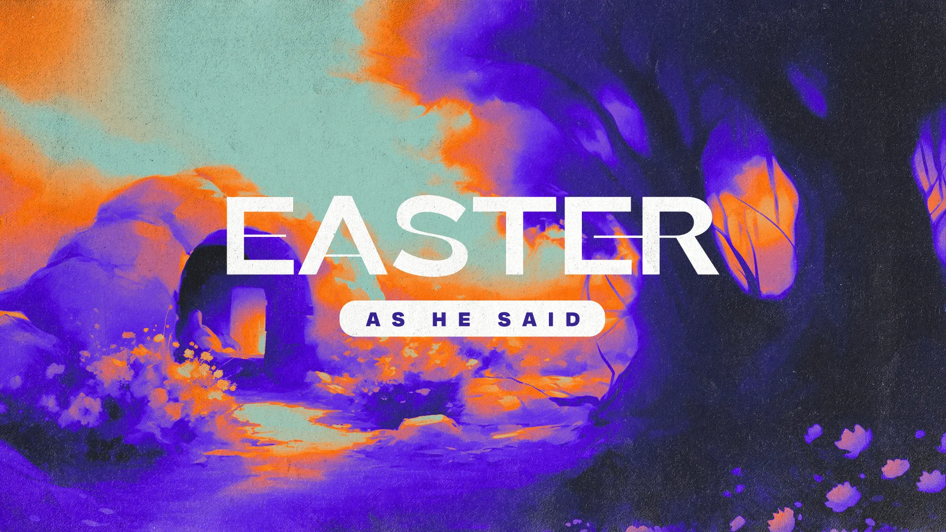 Celebrate the resurrection with this ethereal Easter graphic, perfect for conveying the miraculous story of hope and renewal that defines this holy season.