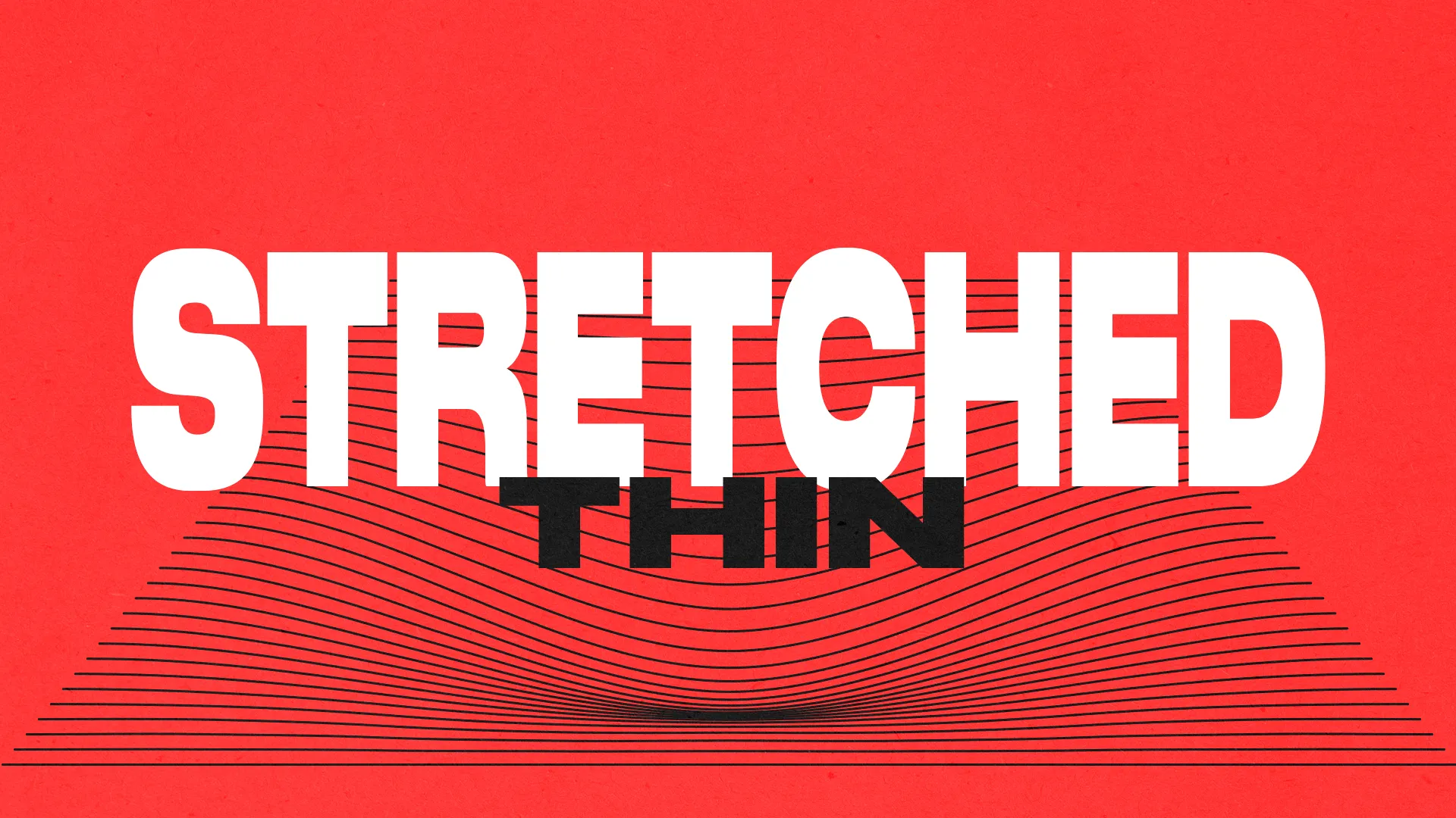 Bring attention to the daily struggles and spiritual resilience with this bold and striking church media graphic, ideal for discussions about life's pressures and finding strength in faith.