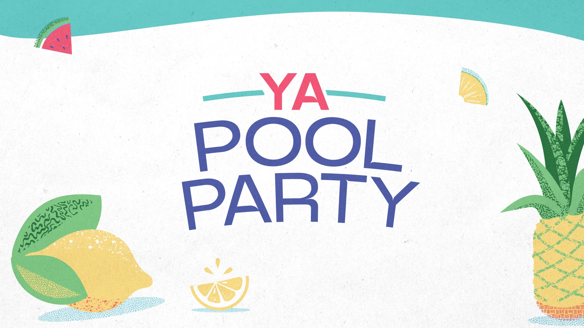 Young adults gathering for fellowship at a vibrant pool party, celebrating community and faith in a joyful setting.