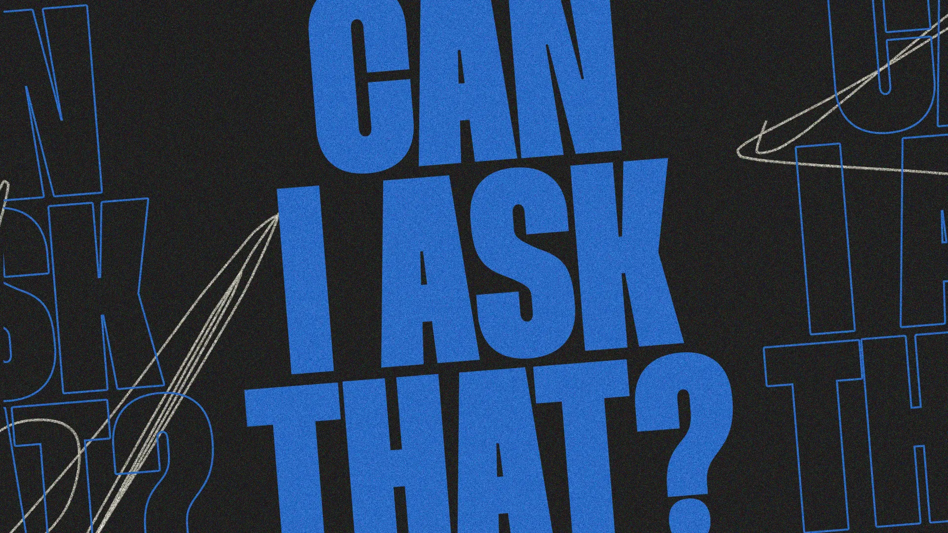 This dynamic church graphic is designed to spark thought and conversation, ideal for engaging with challenging questions and fostering a space for open dialogue within the faith community.