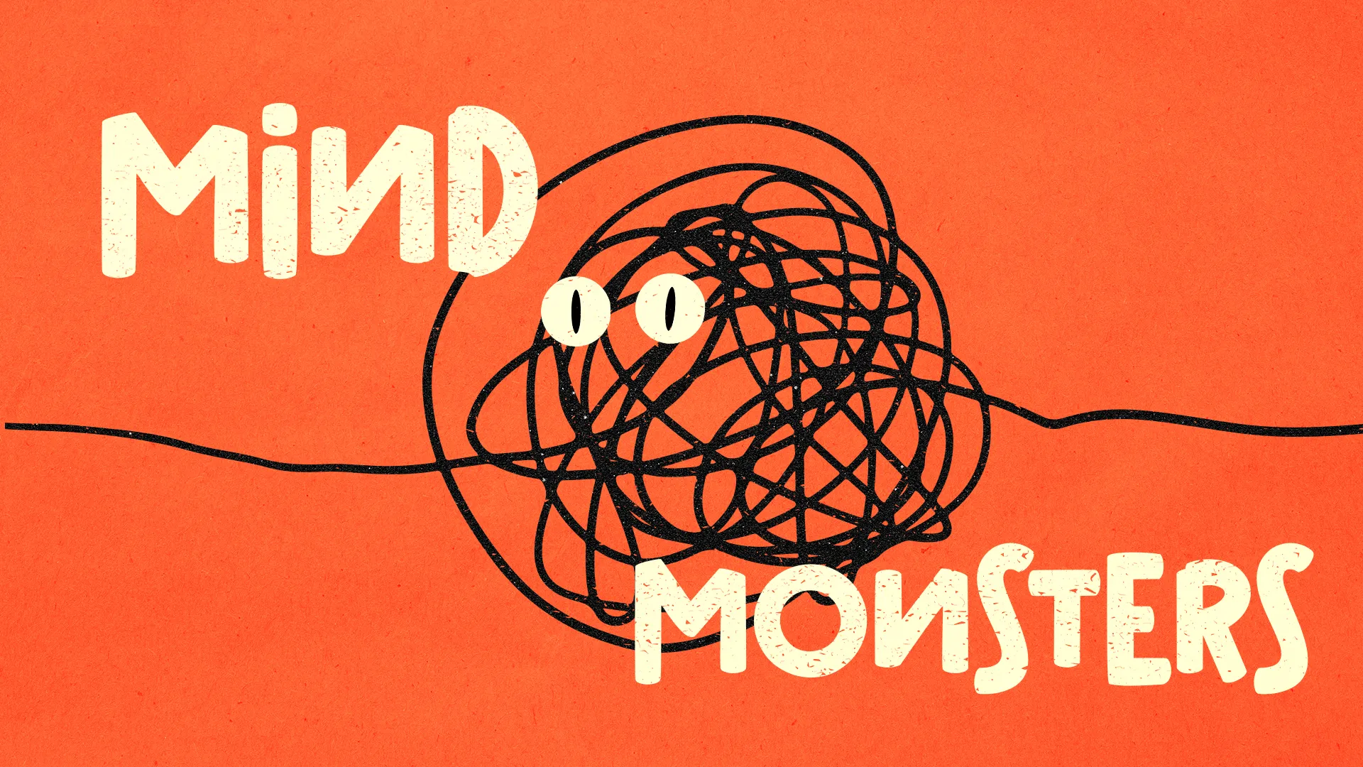 This Sermon Series template captures the complexity of mental struggles with a vibrant and expressive design, ideal for church media focused on topics of mental health and spiritual warfare.