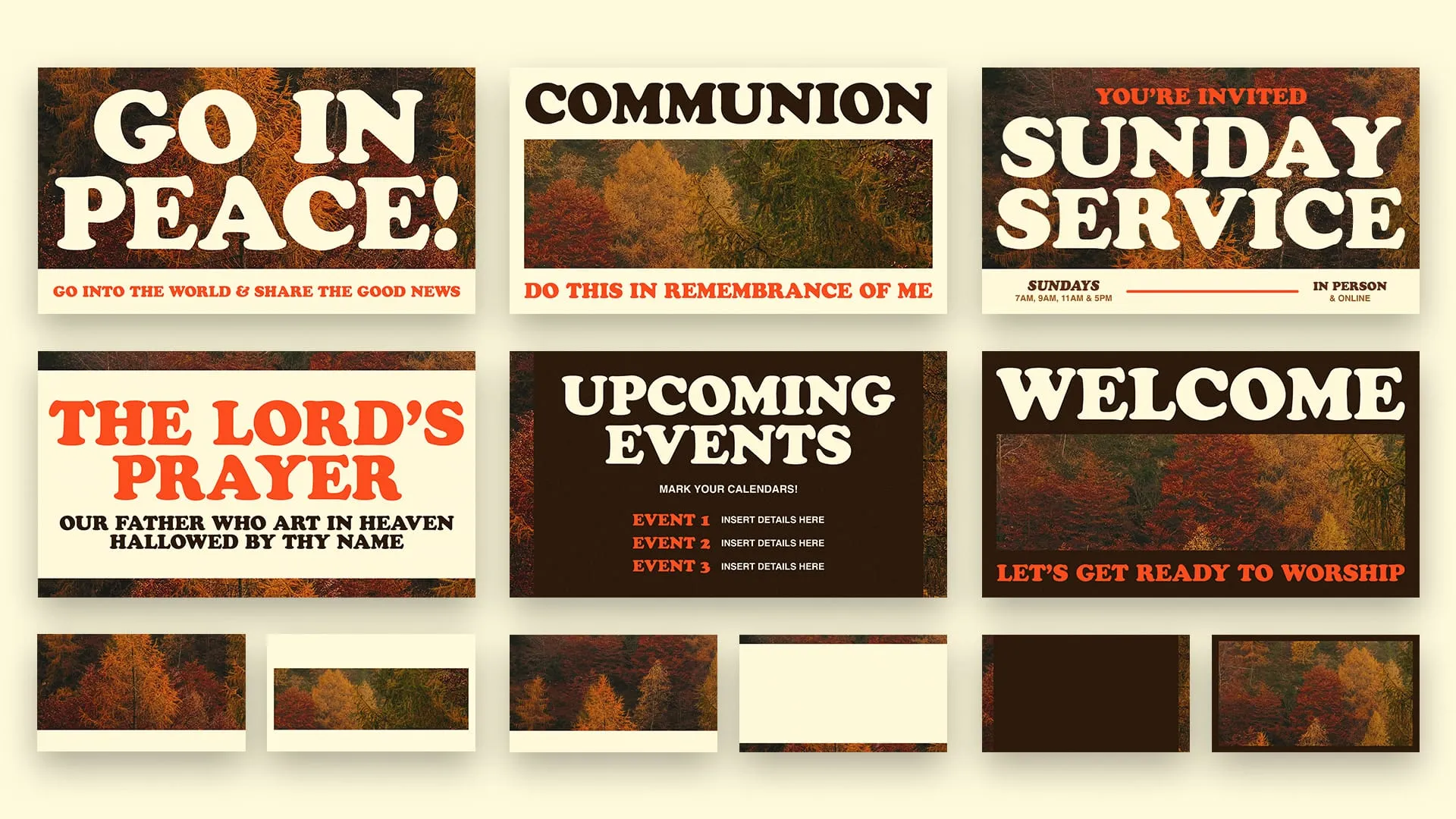 Fall Leaves Slide Pack
