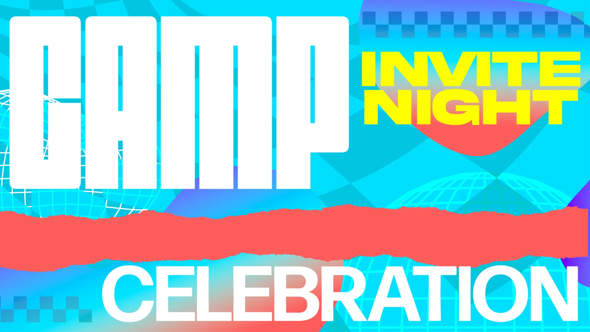 Camp Celebration Invite Night