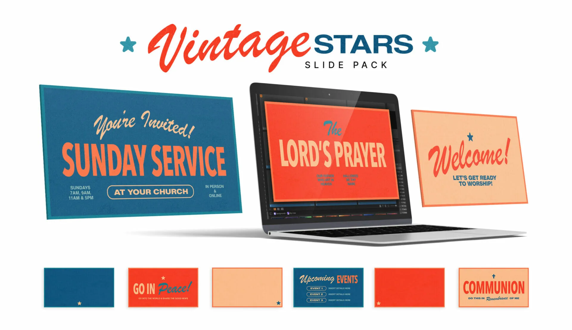 Vintage Stars Slide Pack