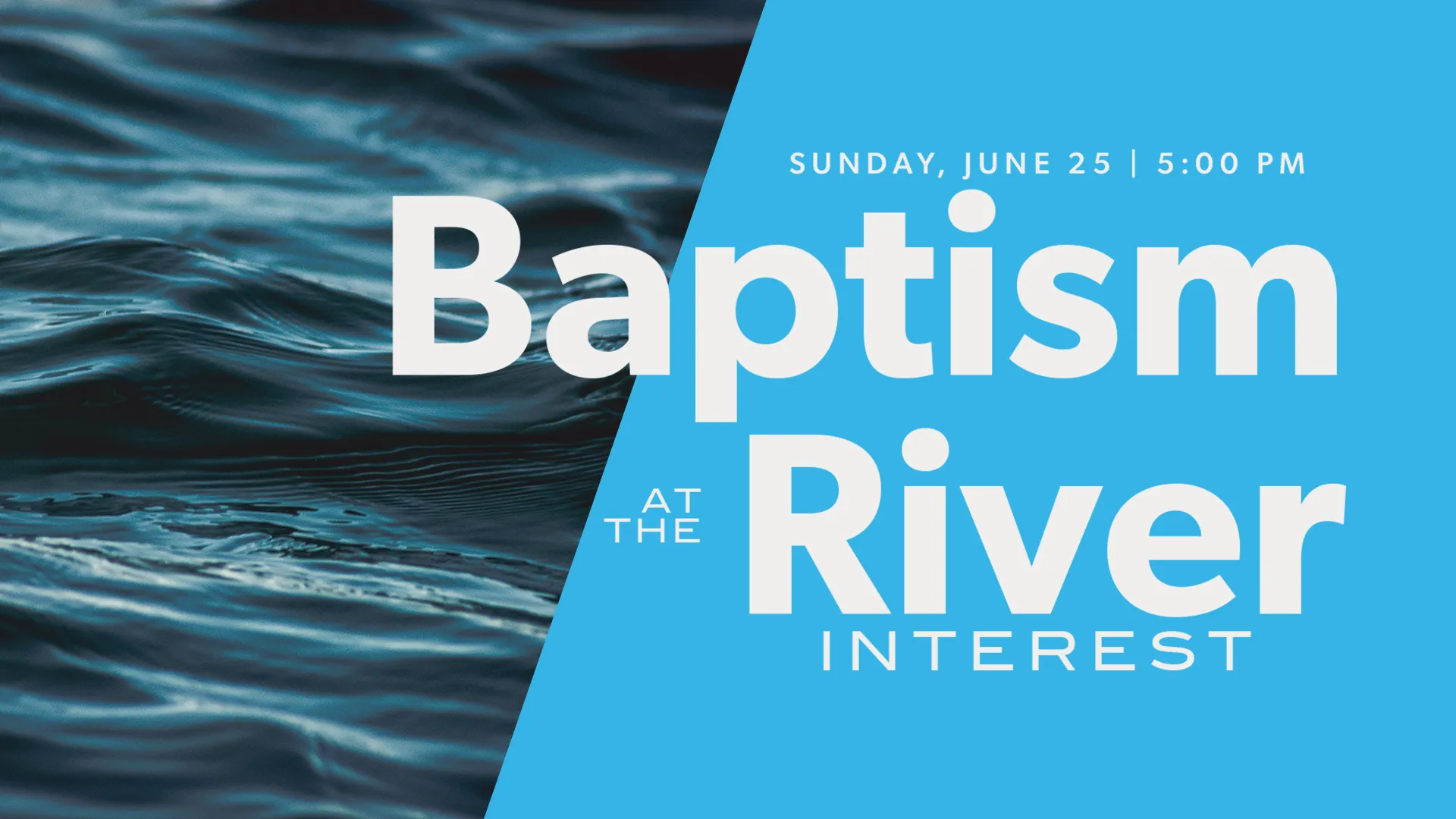 Baptism At The River