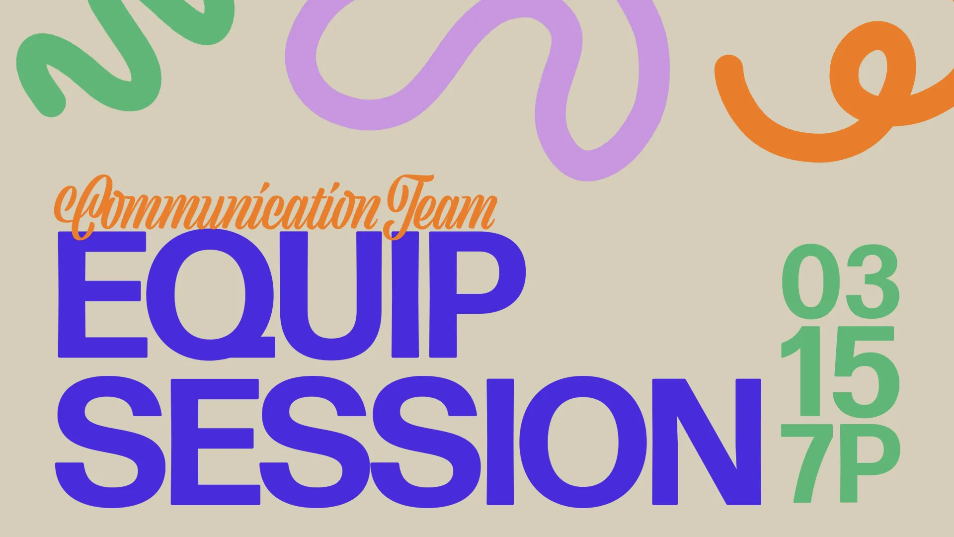 Equip Session