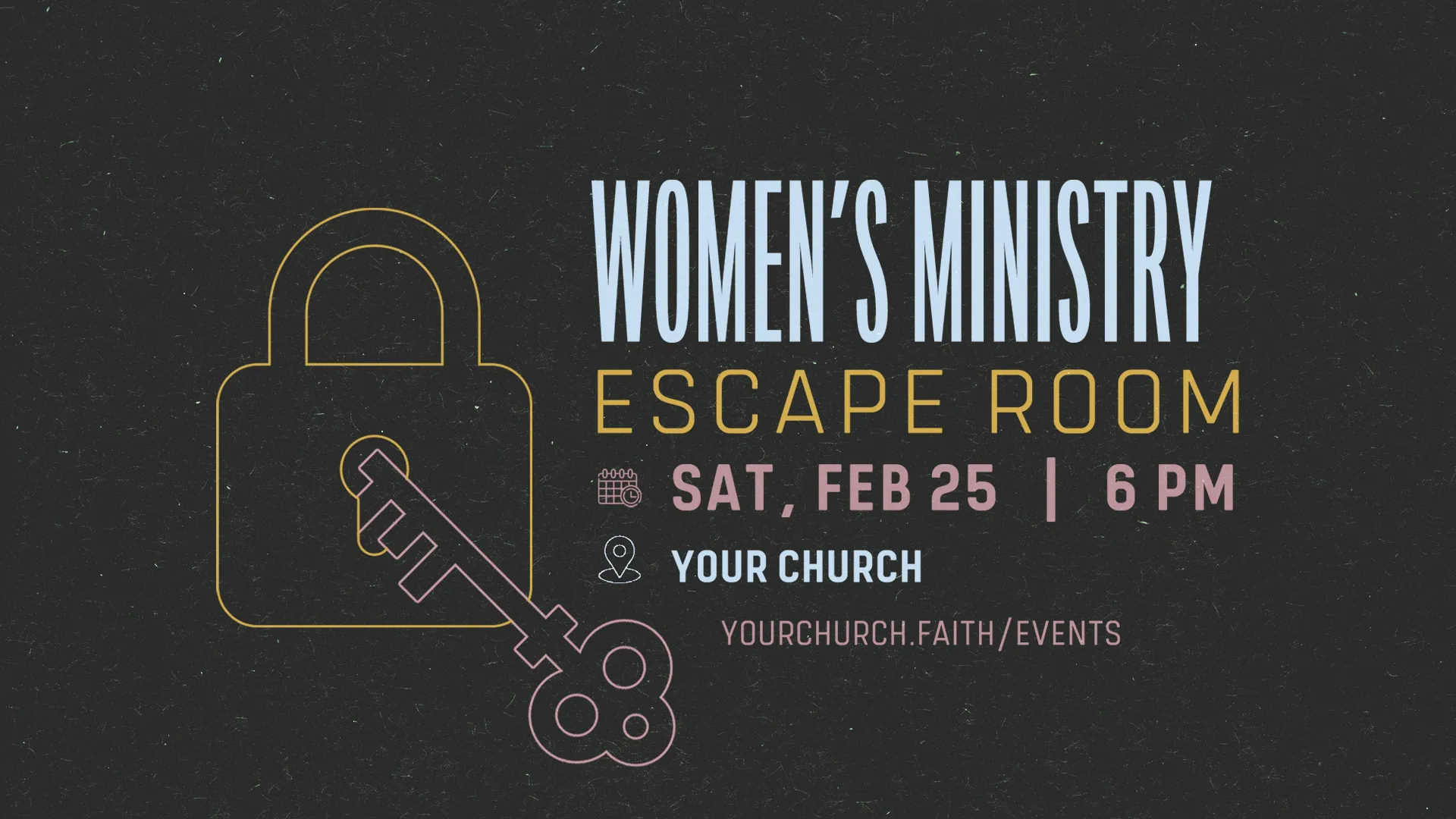 Women’s Ministry Escape Room