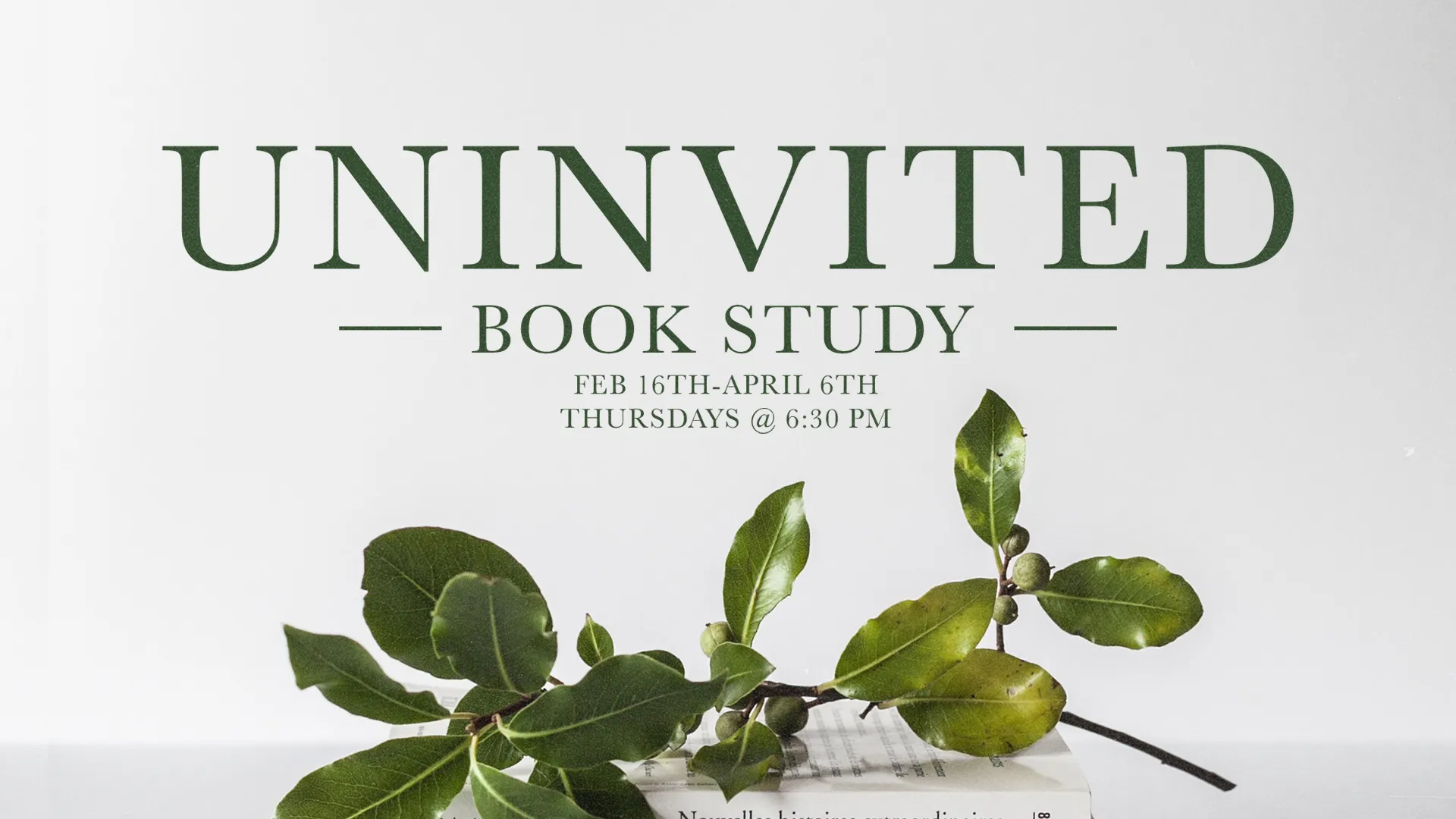 Uninvited Bibe Study