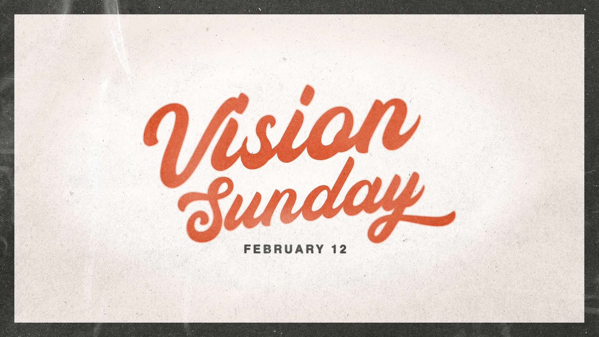 Vision Sunday