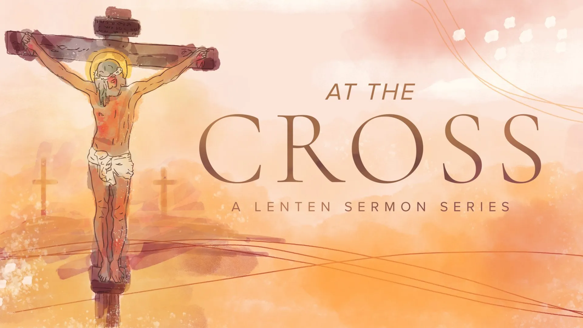 At The Cross: Watercolor Lent Collection
