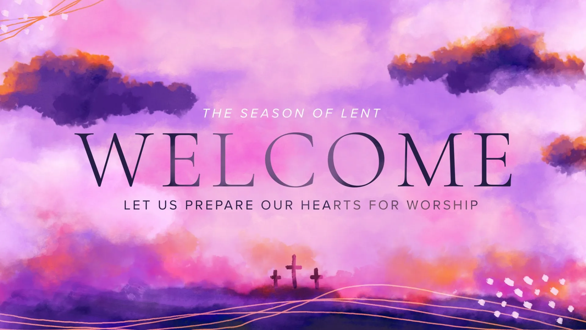 Welcome: Watercolor Lent Collection